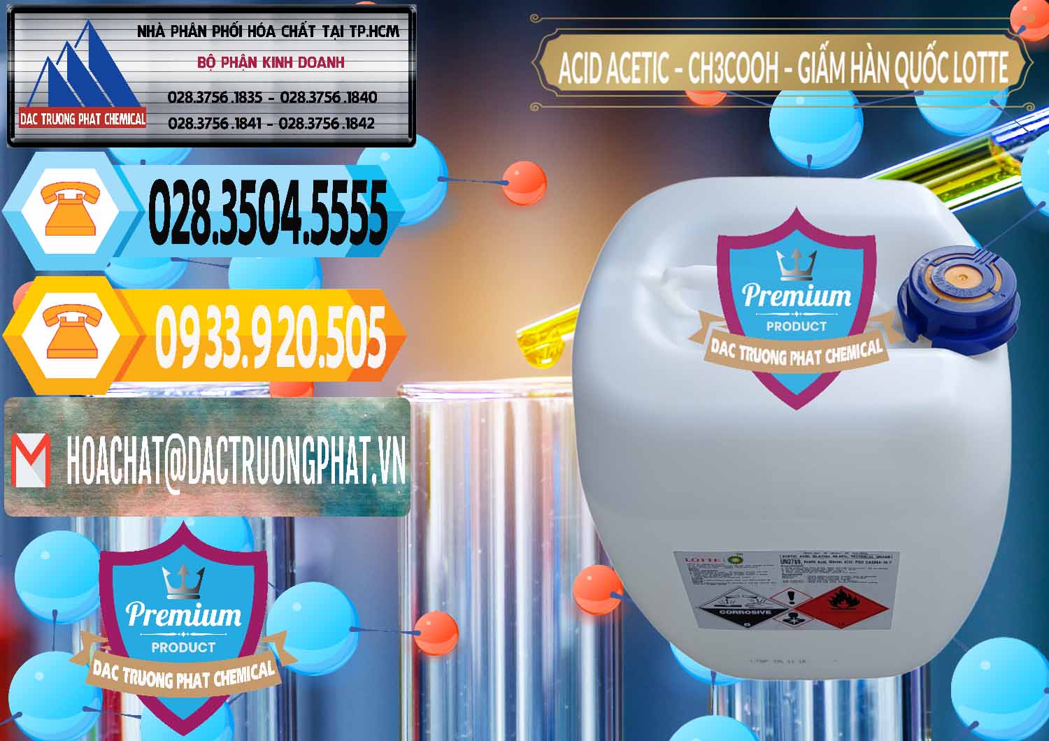 Đơn vị chuyên nhập khẩu _ bán Acetic Acid – Axit Acetic Hàn Quốc Lotte Korea - 0002 - Đơn vị nhập khẩu - cung cấp hóa chất tại TP.HCM - hoachattayrua.net