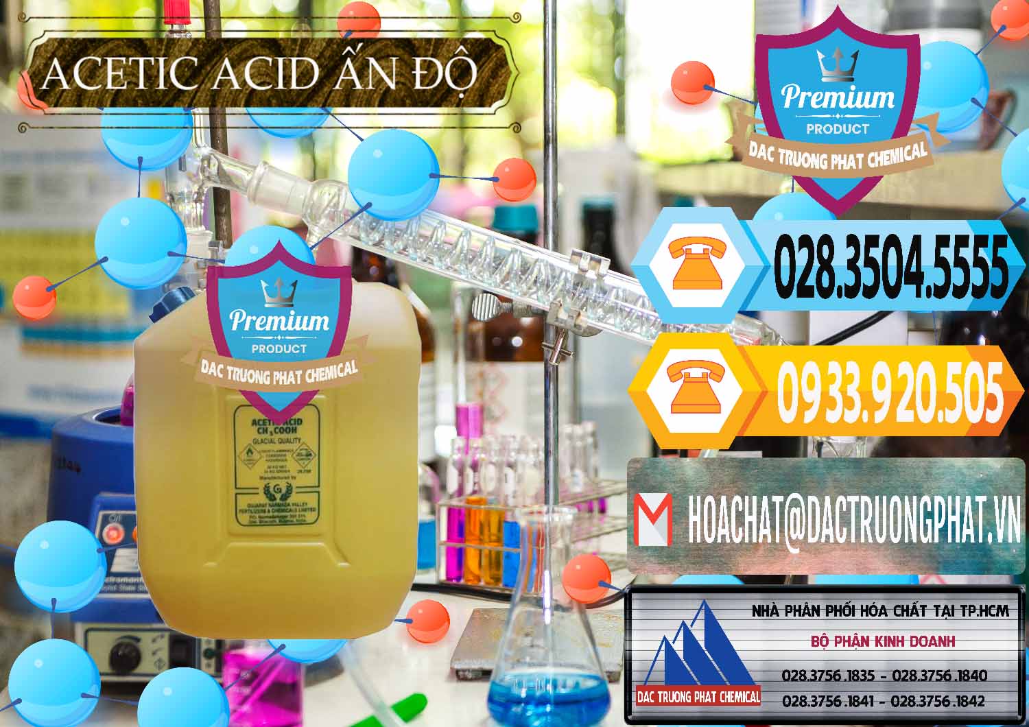 Chuyên nhập khẩu và bán Acetic Acid – Axit Acetic Ấn Độ India - 0359 - Đơn vị kinh doanh ( cung cấp ) hóa chất tại TP.HCM - hoachattayrua.net