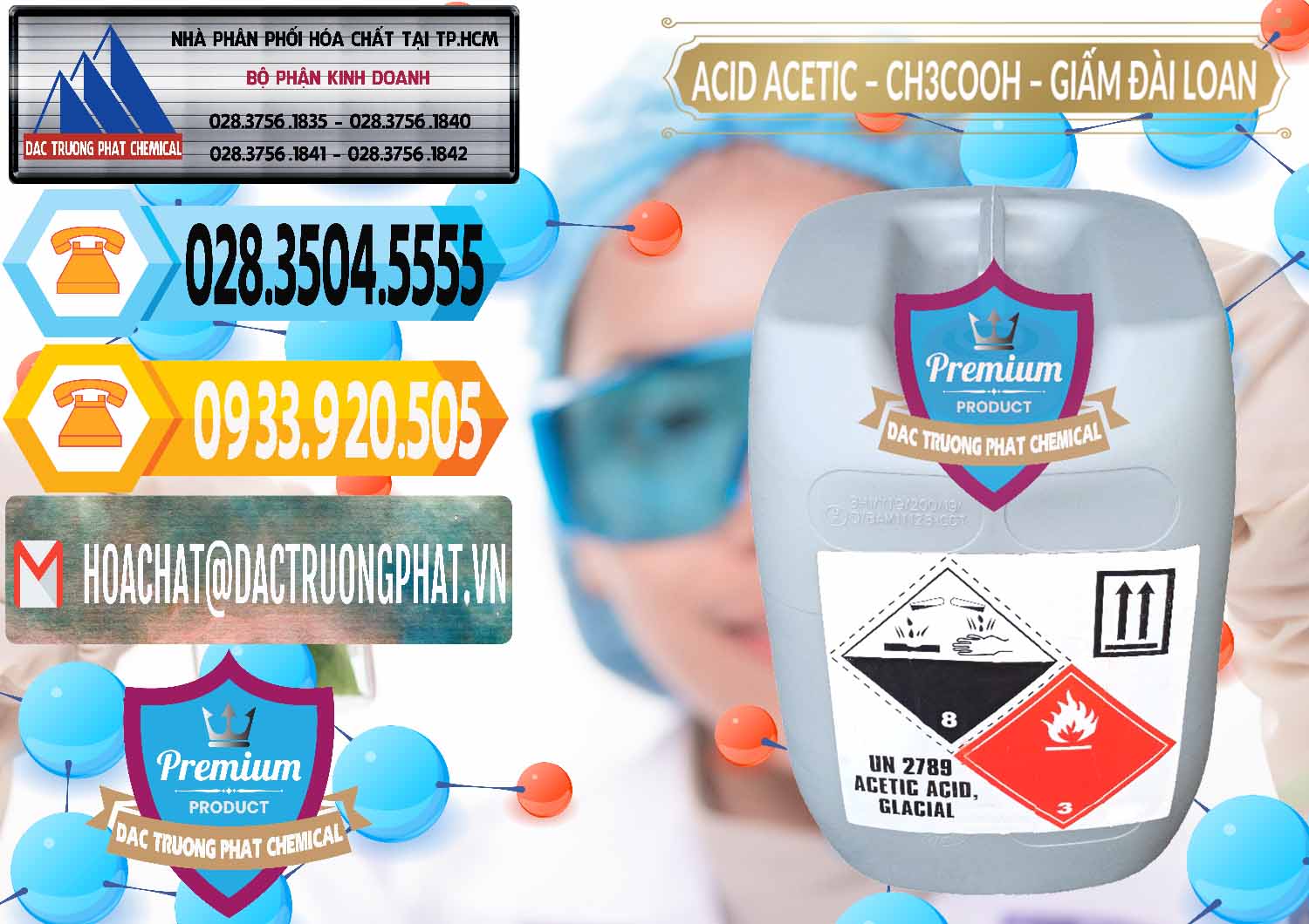 Chuyên bán ( cung cấp ) Acetic Acid – Axit Acetic Chang Chun Đài Loan Taiwan - 0001 - Cty kinh doanh và cung cấp hóa chất tại TP.HCM - hoachattayrua.net