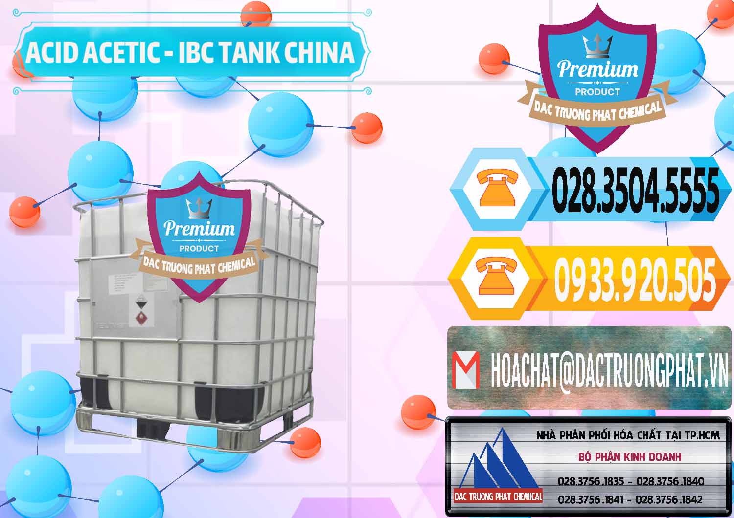 Chuyên cung ứng _ bán Acetic Acid – Axit Acetic Tank Bồn IBC Trung Quốc China - 0443 - Phân phối _ cung ứng hóa chất tại TP.HCM - hoachattayrua.net