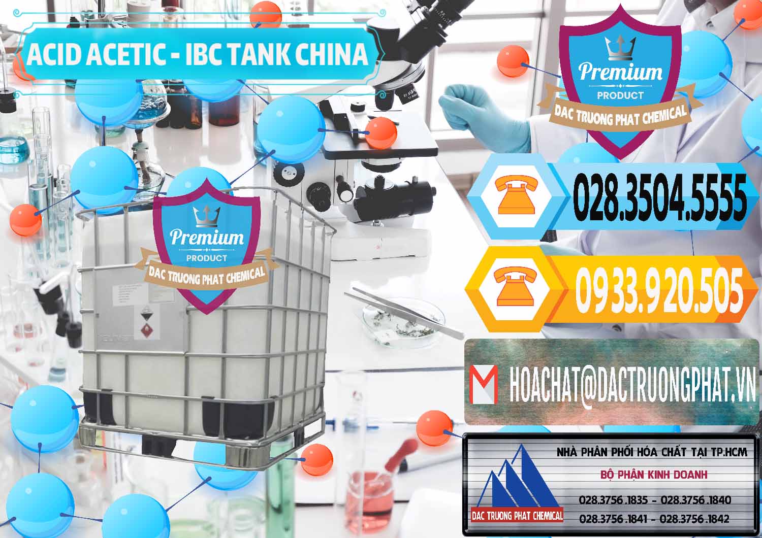 Cty phân phối & bán Acetic Acid – Axit Acetic Tank Bồn IBC Trung Quốc China - 0443 - Nơi chuyên cung ứng & phân phối hóa chất tại TP.HCM - hoachattayrua.net