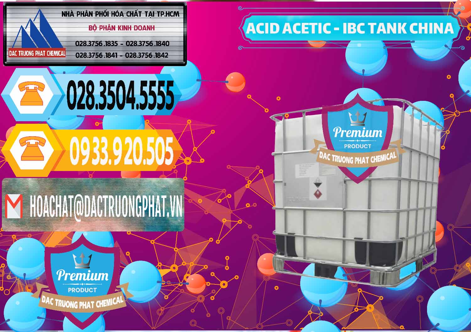 Cung ứng _ bán Acetic Acid – Axit Acetic Tank Bồn IBC Trung Quốc China - 0443 - Công ty nhập khẩu ( cung cấp ) hóa chất tại TP.HCM - hoachattayrua.net