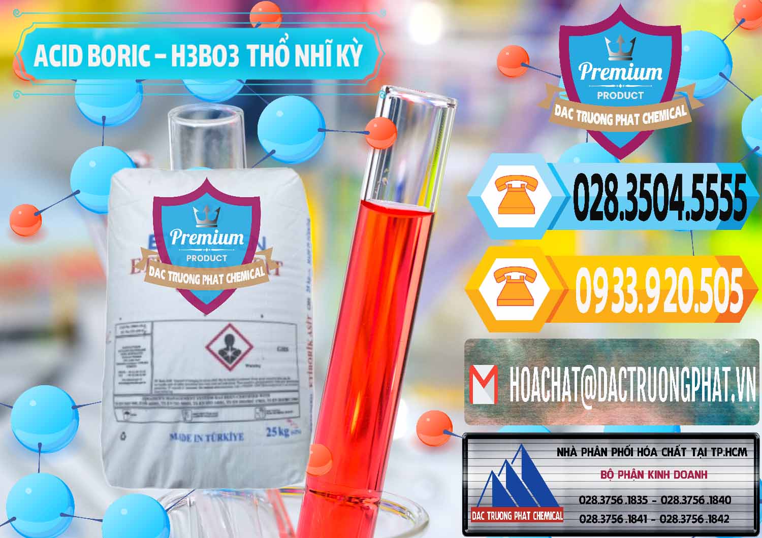 Cty cung cấp _ bán Acid Boric – Axit Boric H3BO3 Etimaden Thổ Nhĩ Kỳ Turkey - 0369 - Nơi nhập khẩu ( cung cấp ) hóa chất tại TP.HCM - hoachattayrua.net