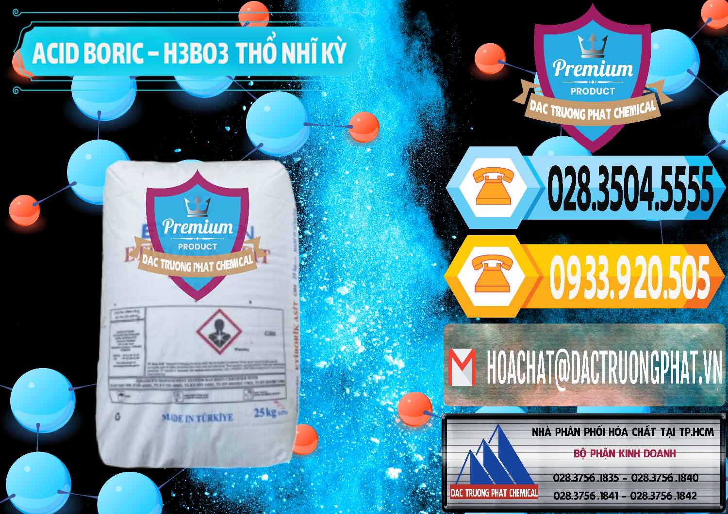 Đơn vị chuyên nhập khẩu & bán Acid Boric – Axit Boric H3BO3 Etimaden Thổ Nhĩ Kỳ Turkey - 0369 - Đơn vị nhập khẩu & cung cấp hóa chất tại TP.HCM - hoachattayrua.net