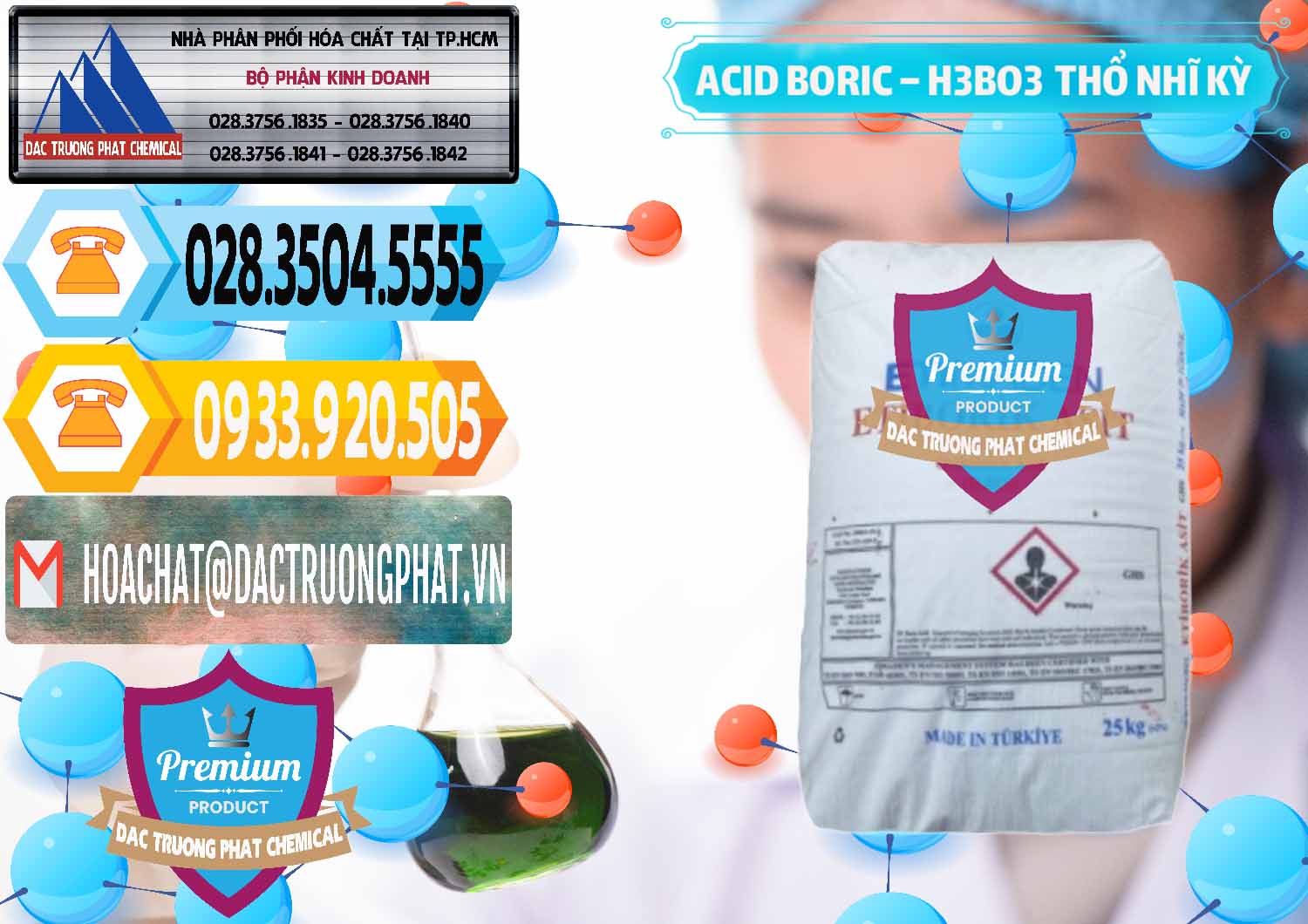 Đơn vị chuyên bán & cung ứng Acid Boric – Axit Boric H3BO3 Etimaden Thổ Nhĩ Kỳ Turkey - 0369 - Cung cấp _ nhập khẩu hóa chất tại TP.HCM - hoachattayrua.net