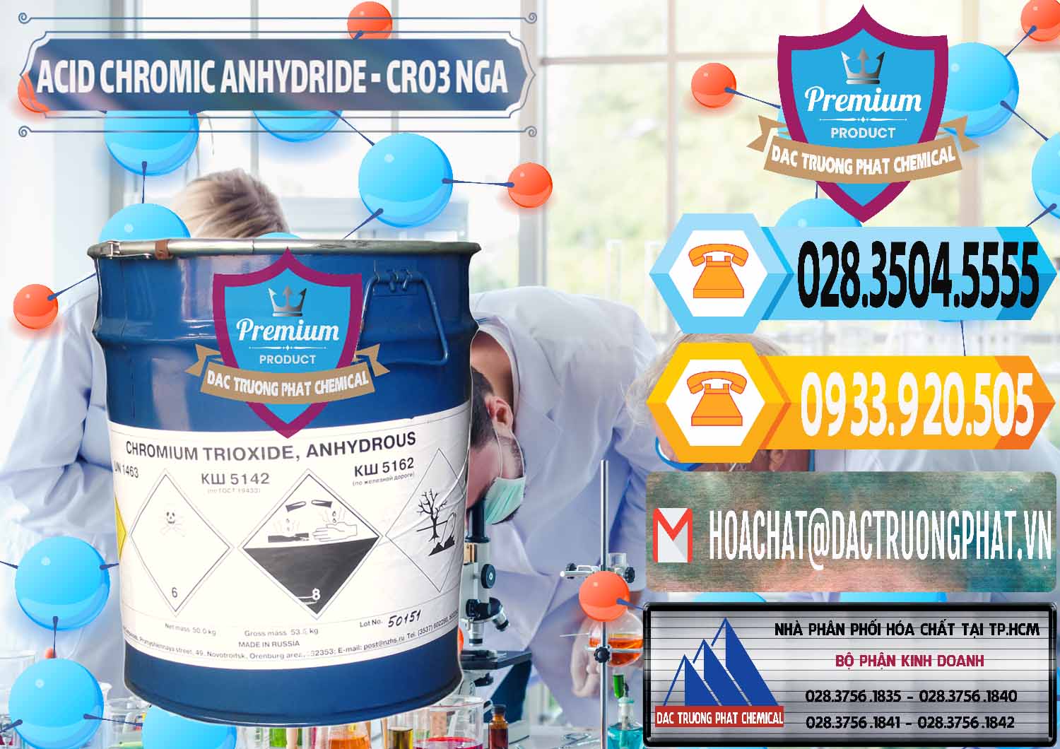 Nhập khẩu _ bán Acid Chromic Anhydride - Cromic CRO3 Nga Russia - 0006 - Chuyên phân phối ( cung cấp ) hóa chất tại TP.HCM - hoachattayrua.net