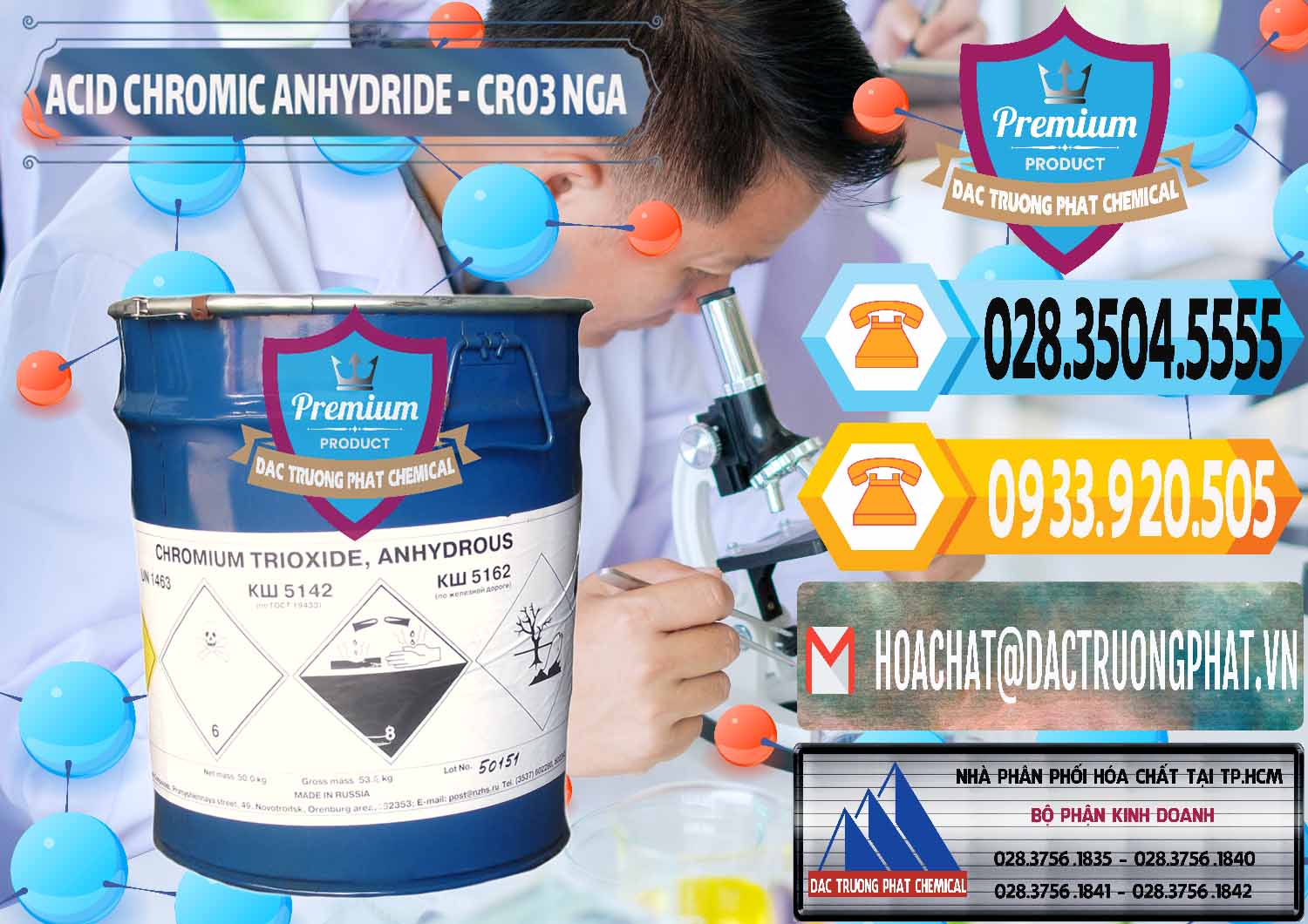 Cty bán và cung ứng Acid Chromic Anhydride - Cromic CRO3 Nga Russia - 0006 - Công ty chuyên bán và phân phối hóa chất tại TP.HCM - hoachattayrua.net