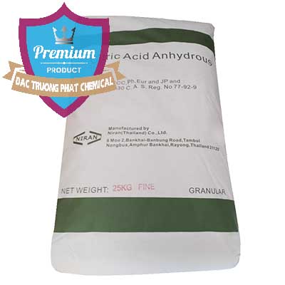 Cty cung cấp và bán Acid Citric - Axit Citric Anhydrous - Thái Lan Niran - 0231 - Đơn vị cung cấp - bán hóa chất tại TP.HCM - hoachattayrua.net