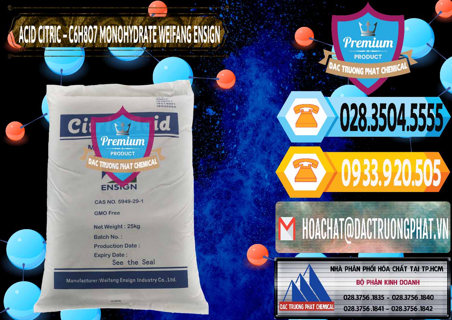 Công ty bán & cung cấp Acid Citric - Axit Citric Monohydrate Weifang Trung Quốc China - 0009 - Chuyên cung cấp & bán hóa chất tại TP.HCM - hoachattayrua.net