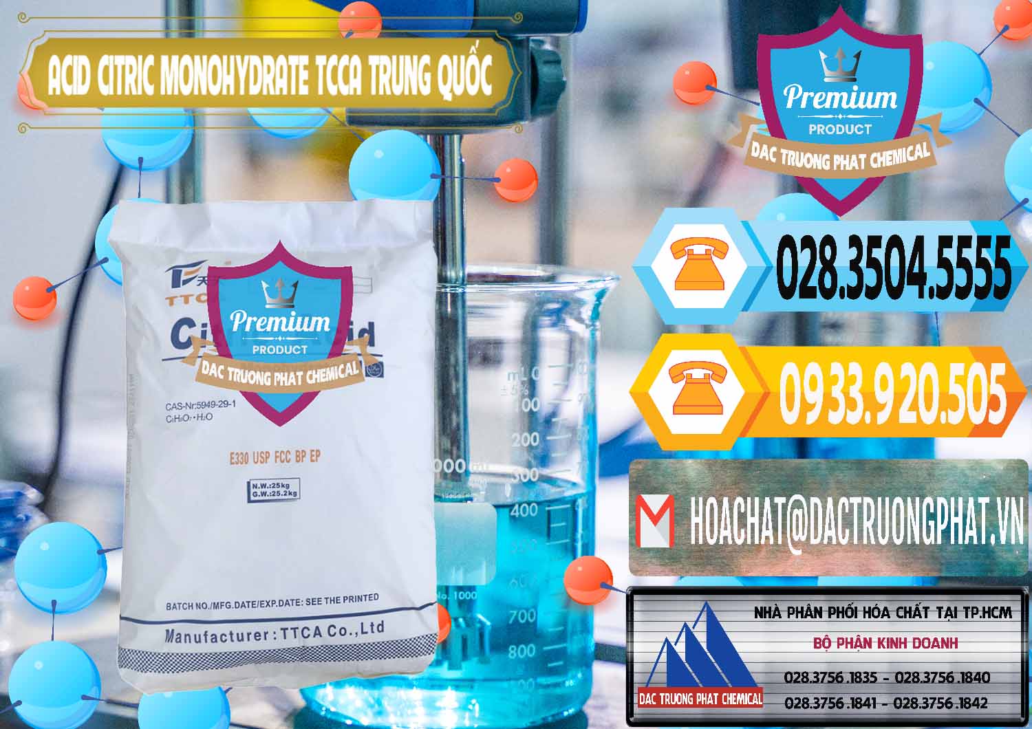 Đơn vị bán - cung ứng Acid Citric - Axit Citric Monohydrate TCCA Trung Quốc China - 0441 - Công ty cung cấp - bán hóa chất tại TP.HCM - hoachattayrua.net