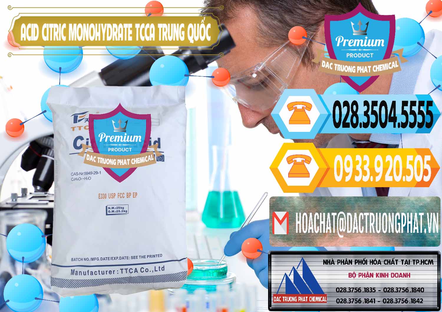 Cty cung cấp - bán Acid Citric - Axit Citric Monohydrate TCCA Trung Quốc China - 0441 - Công ty nhập khẩu ( cung cấp ) hóa chất tại TP.HCM - hoachattayrua.net