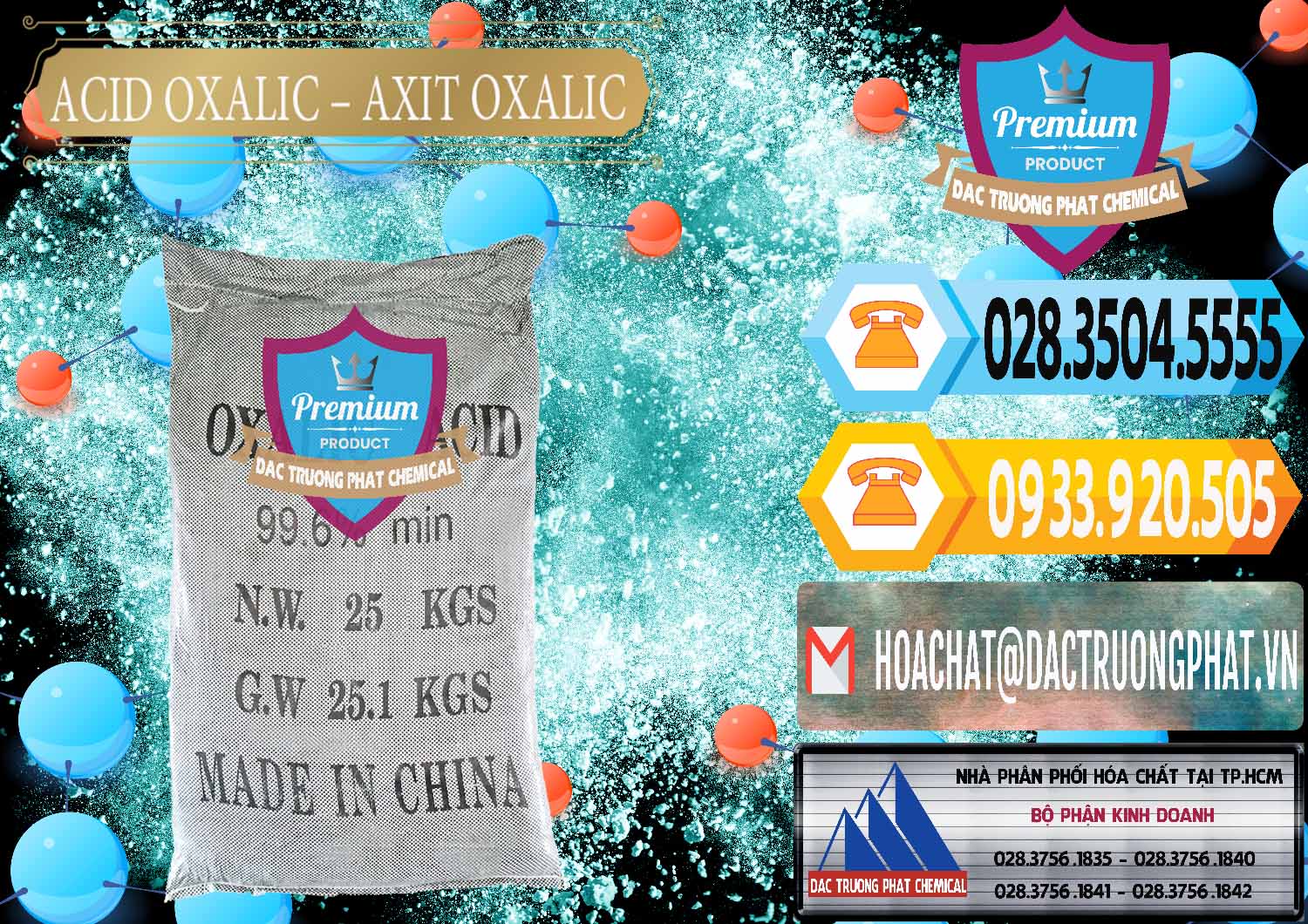 Nơi chuyên kinh doanh và bán Acid Oxalic – Axit Oxalic 99.6% Trung Quốc China - 0014 - Công ty cung cấp _ phân phối hóa chất tại TP.HCM - hoachattayrua.net