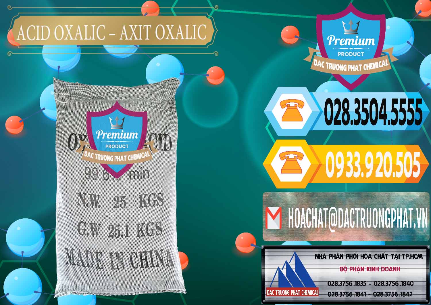 Đơn vị chuyên bán ( cung cấp ) Acid Oxalic – Axit Oxalic 99.6% Trung Quốc China - 0014 - Công ty kinh doanh _ cung cấp hóa chất tại TP.HCM - hoachattayrua.net
