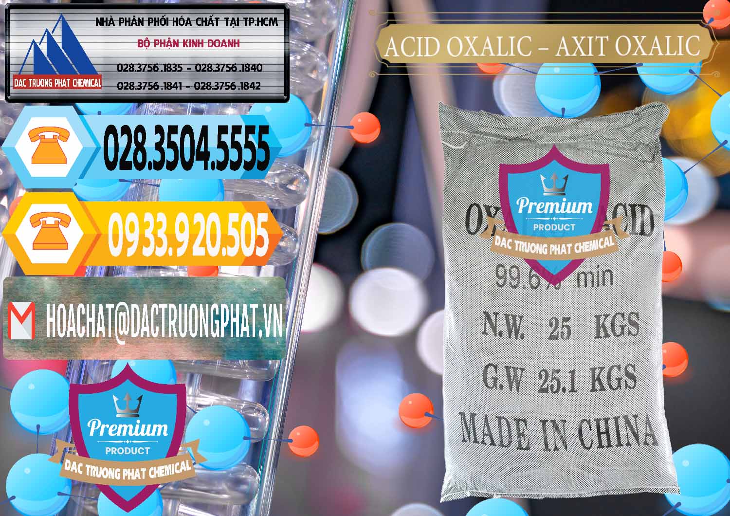 Công ty bán _ phân phối Acid Oxalic – Axit Oxalic 99.6% Trung Quốc China - 0014 - Đơn vị nhập khẩu - cung cấp hóa chất tại TP.HCM - hoachattayrua.net