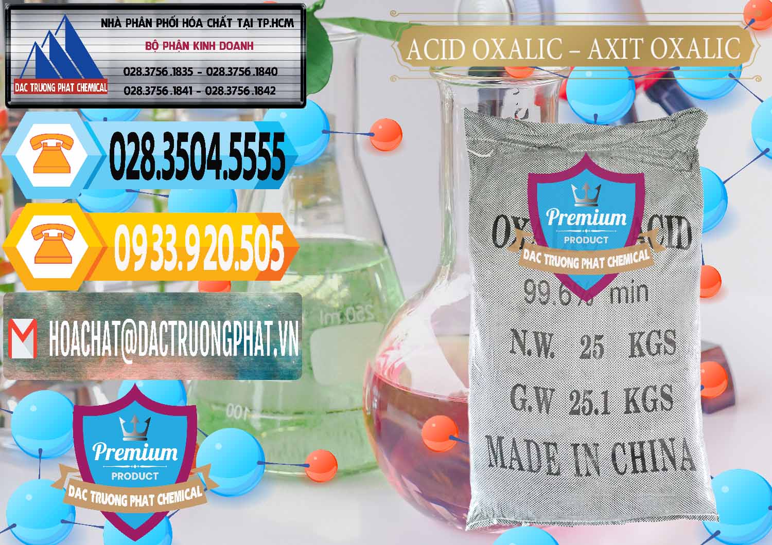 Nhà phân phối - bán Acid Oxalic – Axit Oxalic 99.6% Trung Quốc China - 0014 - Công ty phân phối _ cung ứng hóa chất tại TP.HCM - hoachattayrua.net