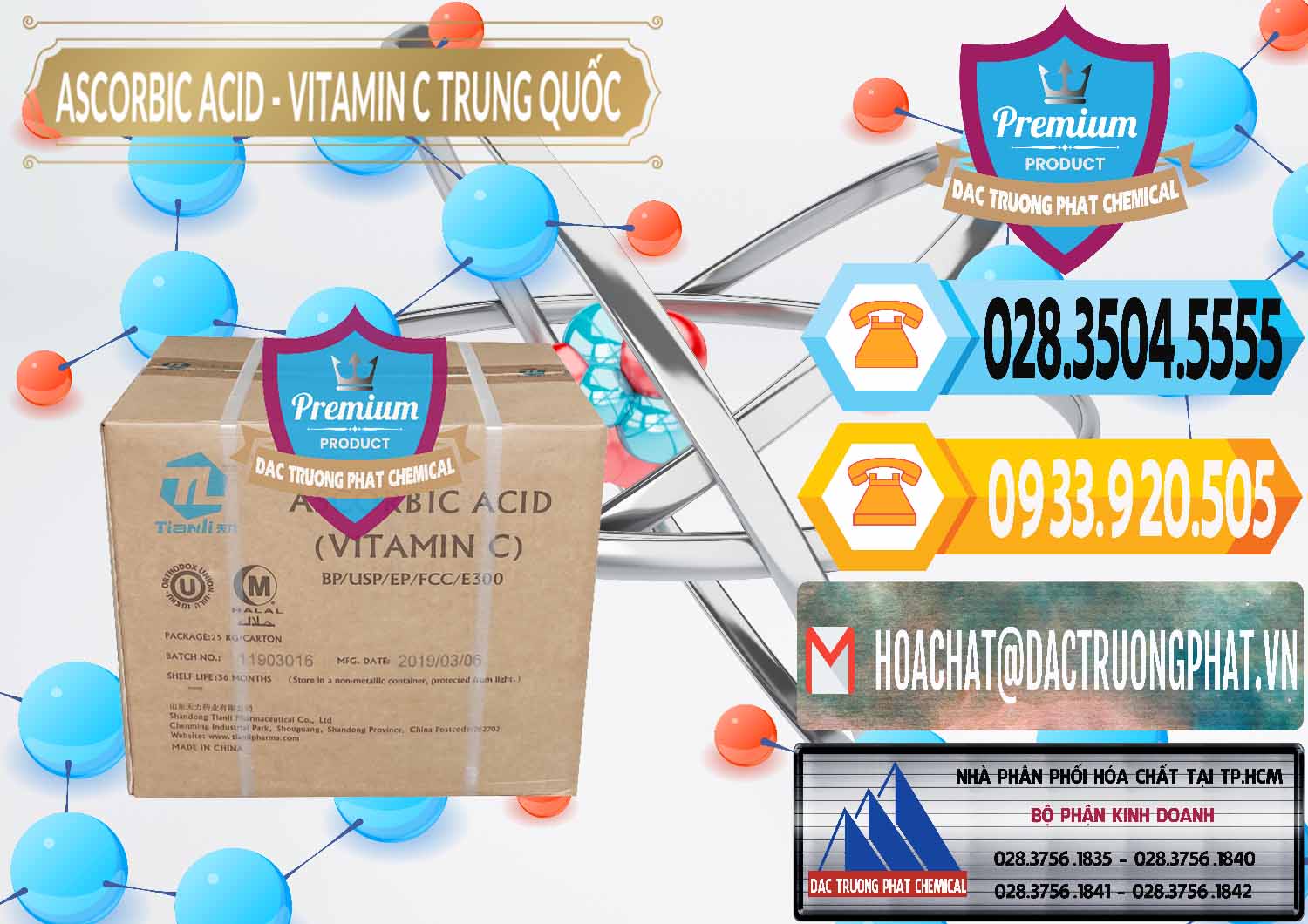 Công ty cung ứng và bán Axit Ascorbic - Vitamin C Trung Quốc China - 0309 - Nơi nhập khẩu - phân phối hóa chất tại TP.HCM - hoachattayrua.net