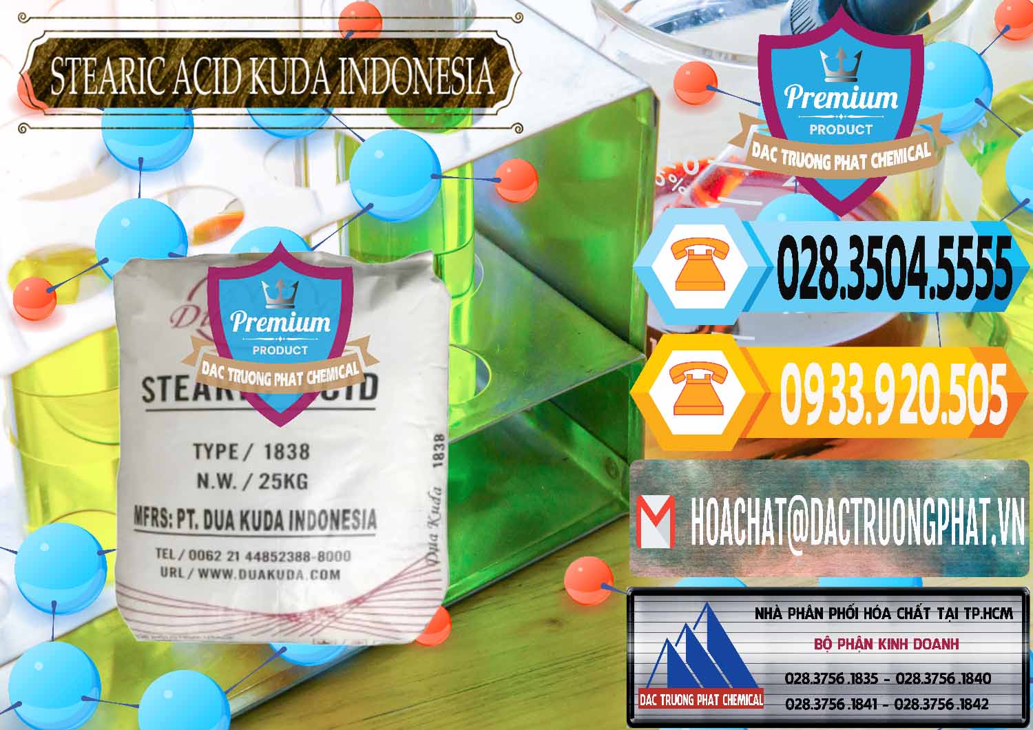 Đơn vị chuyên bán & cung cấp Axit Stearic - Stearic Acid Dua Kuda Indonesia - 0388 - Đơn vị cung cấp _ phân phối hóa chất tại TP.HCM - hoachattayrua.net
