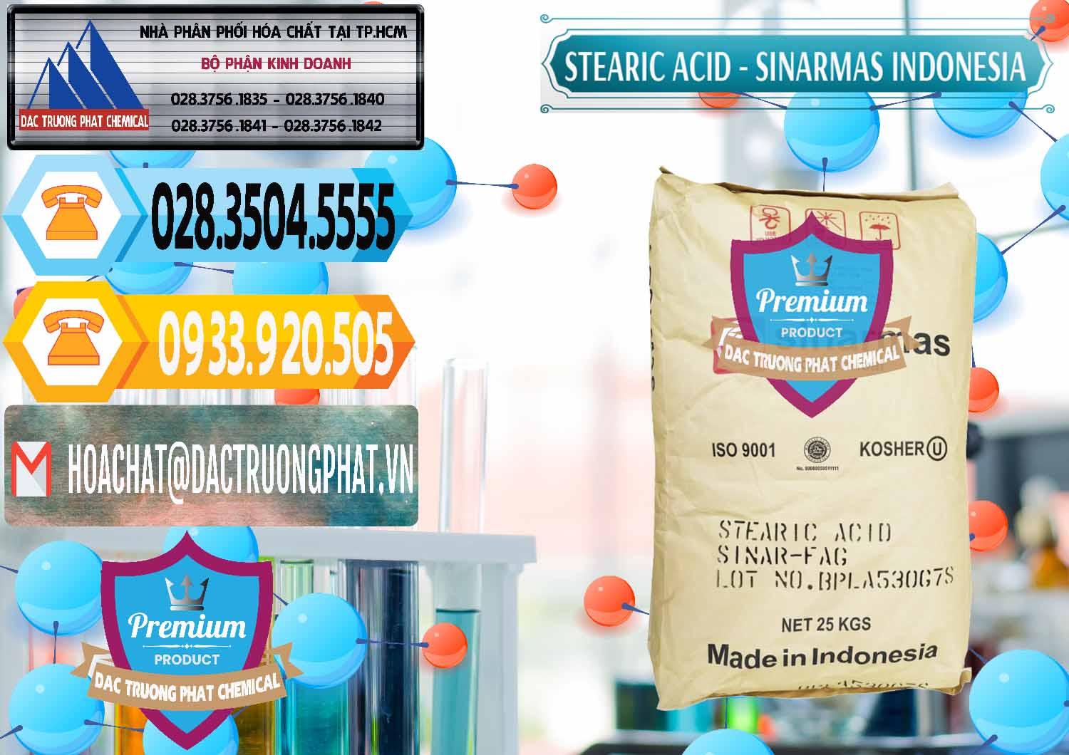 Cty cung ứng và bán Axit Stearic - Stearic Acid Sinarmas Indonesia - 0389 - Chuyên cung cấp & phân phối hóa chất tại TP.HCM - hoachattayrua.net