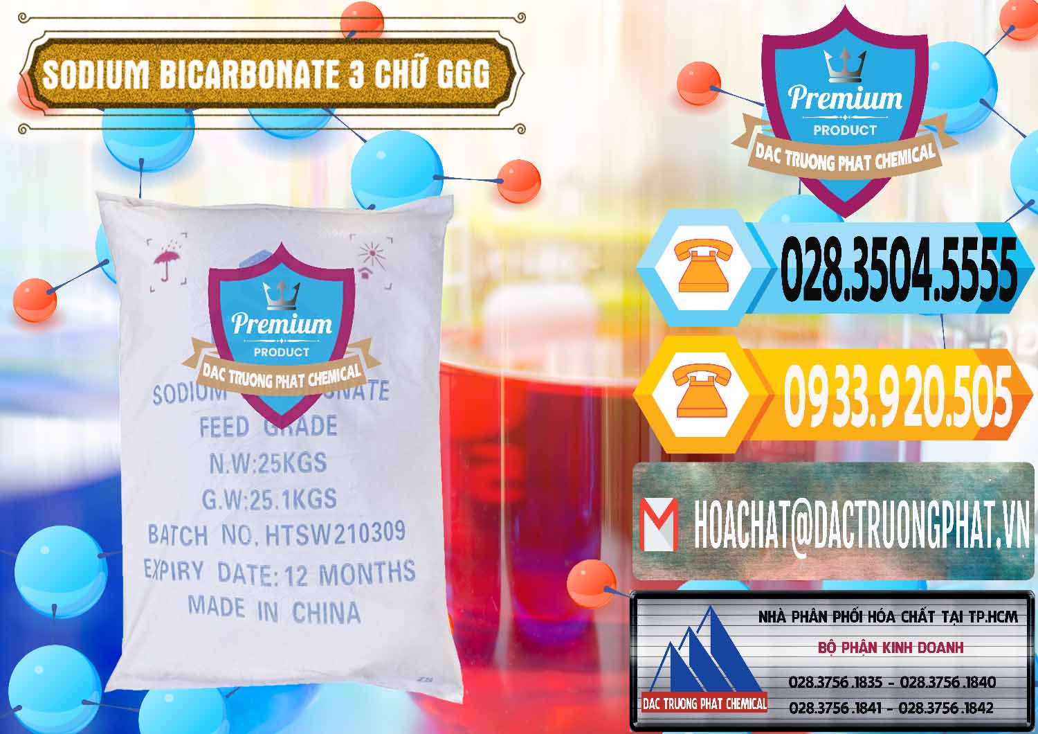 Nơi bán và phân phối Sodium Bicarbonate – Bicar NaHCO3 Food Grade 3 Chữ GGG Trung Quốc China - 0259 - Cty chuyên phân phối _ cung ứng hóa chất tại TP.HCM - hoachattayrua.net