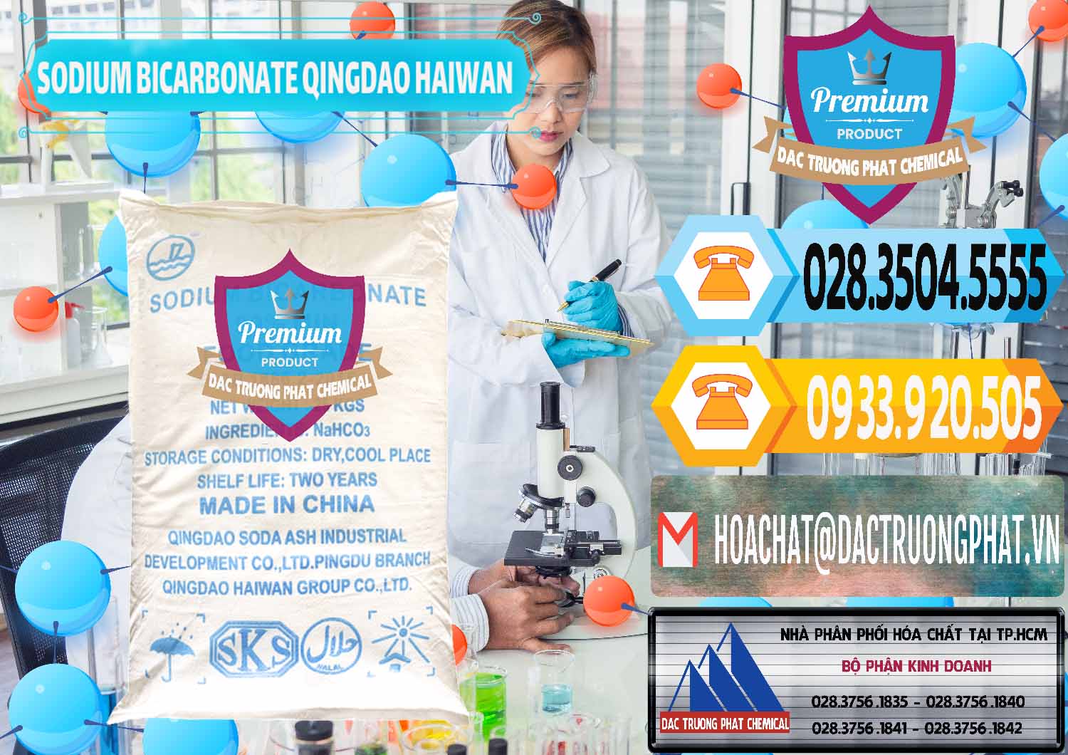 Công ty cung ứng ( bán ) Sodium Bicarbonate – Bicar NaHCO3 Food Grade Qingdao Haiwan Trung Quốc China - 0258 - Đơn vị bán _ phân phối hóa chất tại TP.HCM - hoachattayrua.net