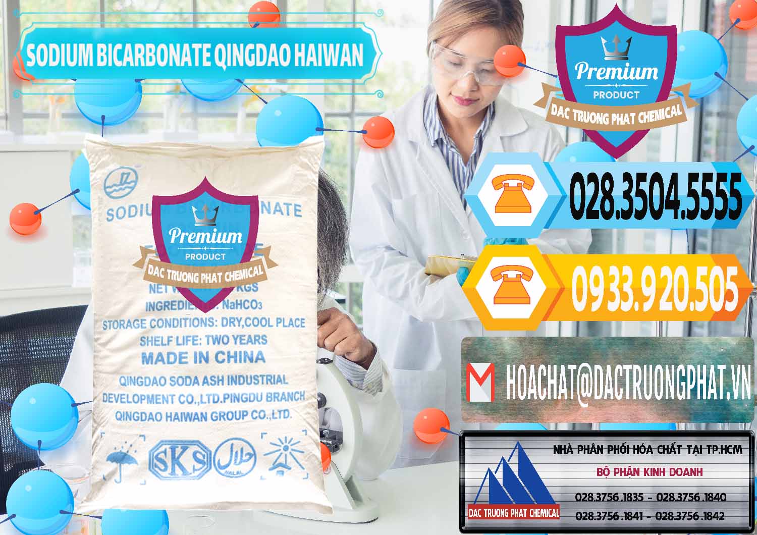 Chuyên phân phối & bán Sodium Bicarbonate – Bicar NaHCO3 Food Grade Qingdao Haiwan Trung Quốc China - 0258 - Công ty chuyên nhập khẩu ( cung cấp ) hóa chất tại TP.HCM - hoachattayrua.net