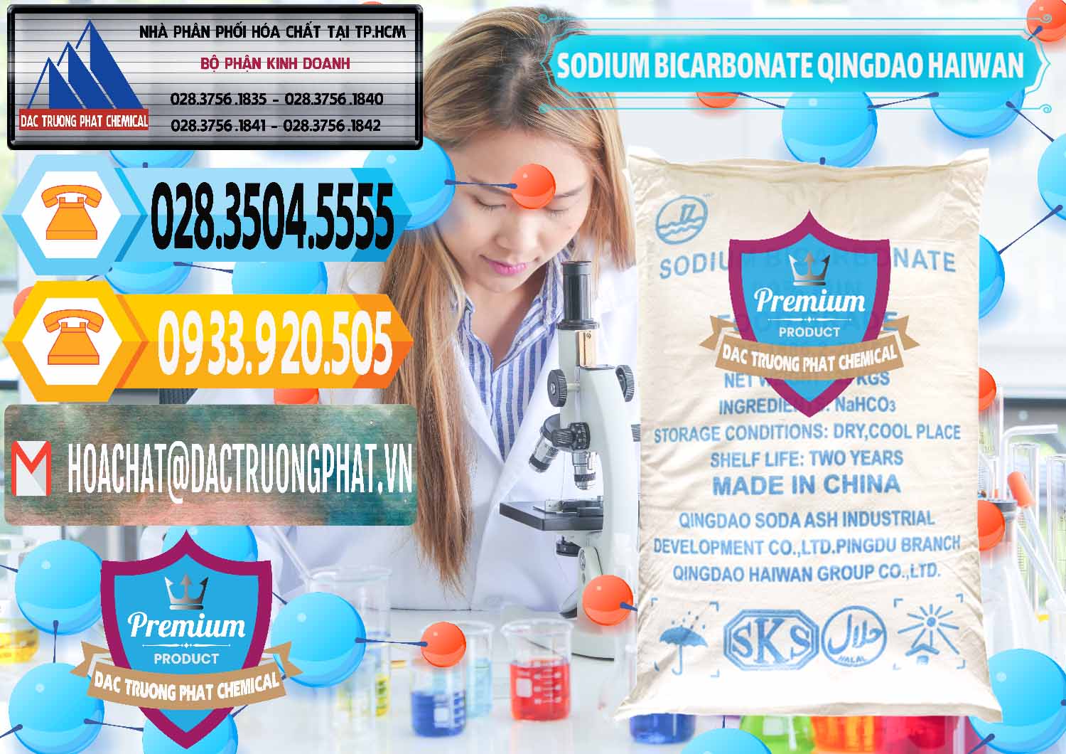 Nơi chuyên bán - cung ứng Sodium Bicarbonate – Bicar NaHCO3 Food Grade Qingdao Haiwan Trung Quốc China - 0258 - Công ty chuyên cung ứng - phân phối hóa chất tại TP.HCM - hoachattayrua.net