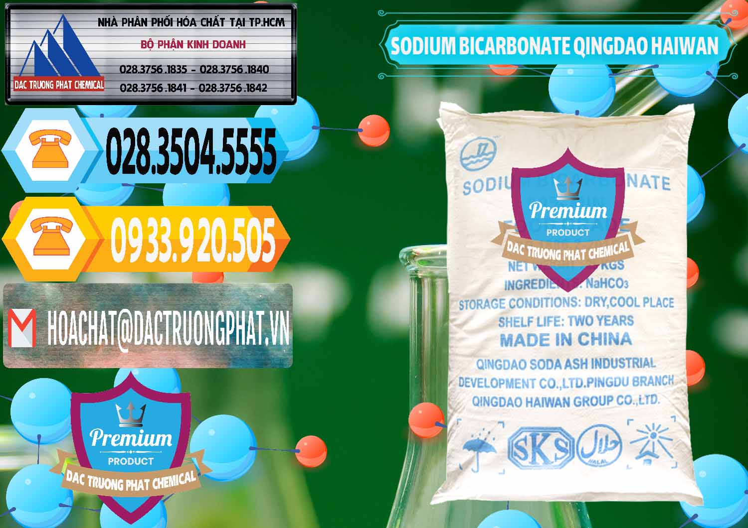 Đơn vị chuyên bán ( cung cấp ) Sodium Bicarbonate – Bicar NaHCO3 Food Grade Qingdao Haiwan Trung Quốc China - 0258 - Chuyên cung cấp - phân phối hóa chất tại TP.HCM - hoachattayrua.net