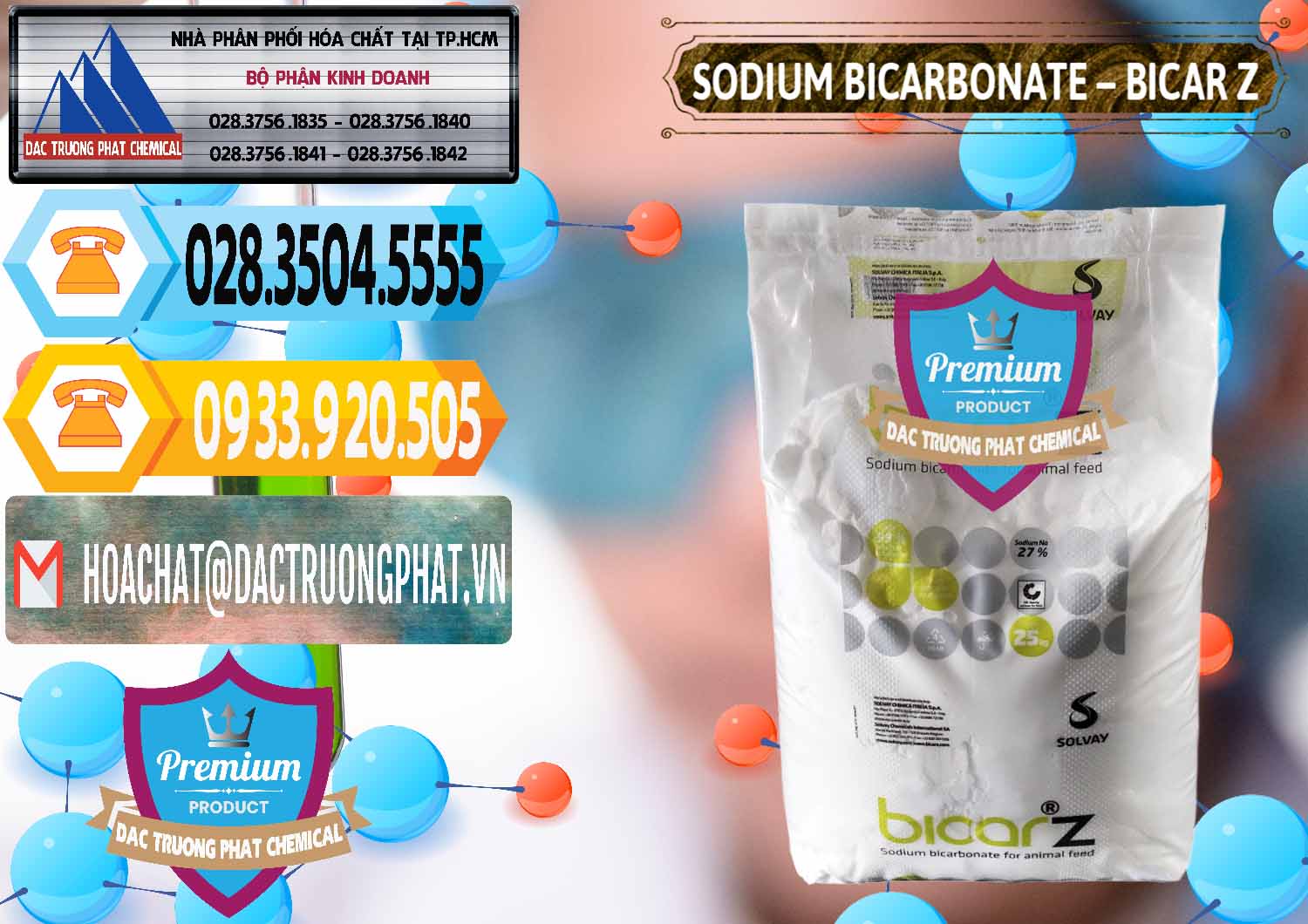 Chuyên bán và cung ứng Sodium Bicarbonate – NaHCO3 Bicar Z Ý Italy Solvay - 0139 - Nhập khẩu - phân phối hóa chất tại TP.HCM - hoachattayrua.net