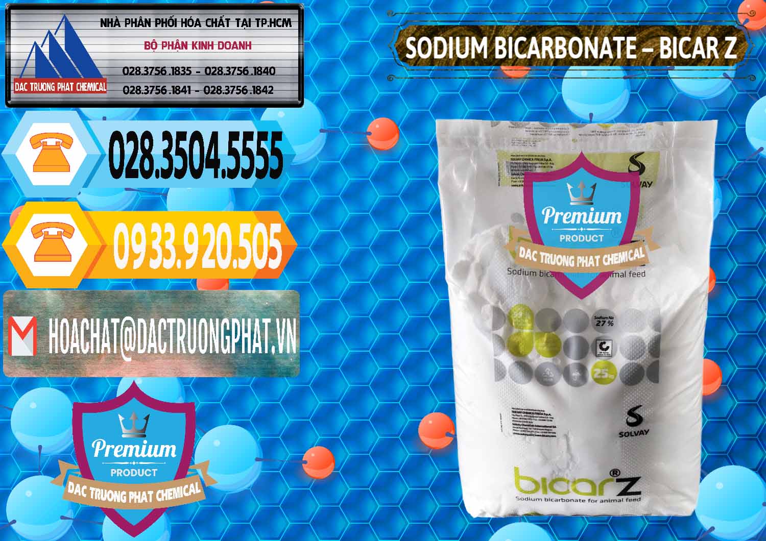 Công ty nhập khẩu và bán Sodium Bicarbonate – NaHCO3 Bicar Z Ý Italy Solvay - 0139 - Công ty nhập khẩu & phân phối hóa chất tại TP.HCM - hoachattayrua.net