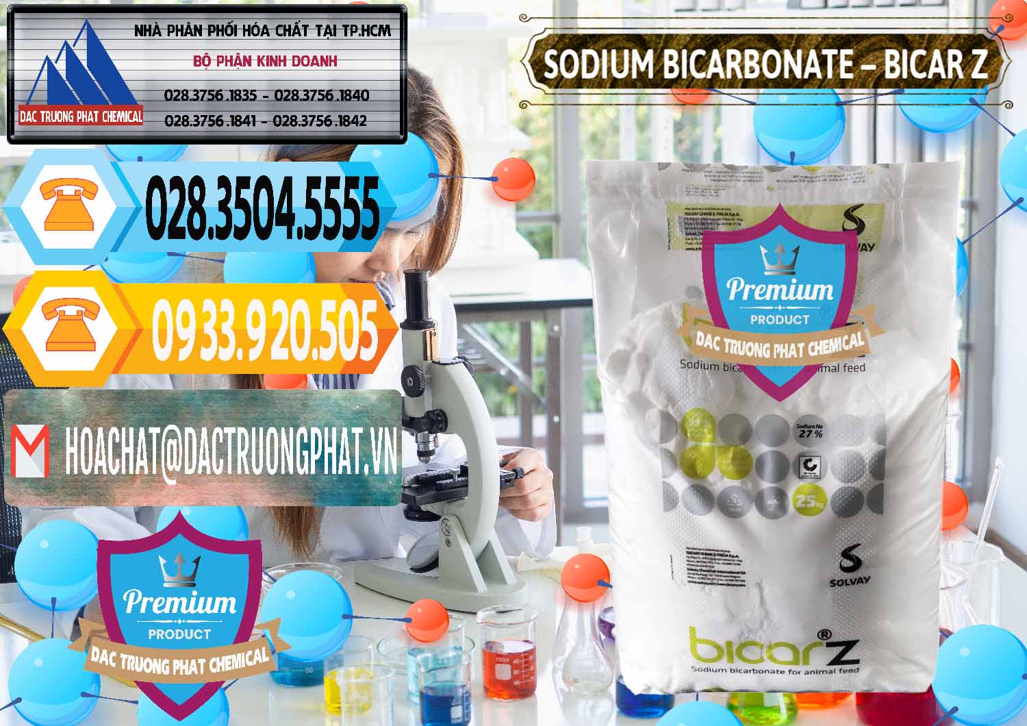 Đơn vị nhập khẩu _ bán Sodium Bicarbonate – NaHCO3 Bicar Z Ý Italy Solvay - 0139 - Cty bán ( phân phối ) hóa chất tại TP.HCM - hoachattayrua.net