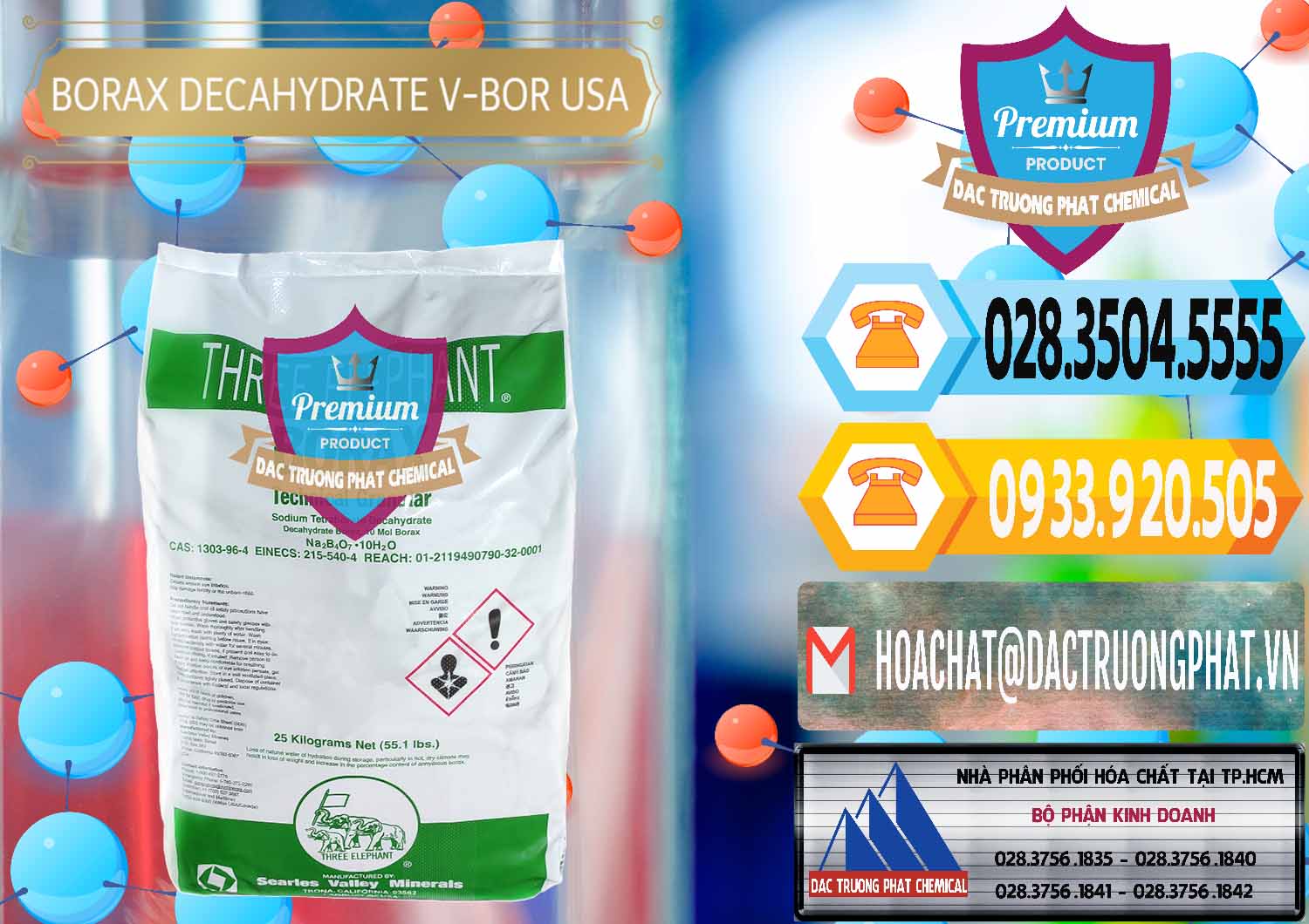 Cty cung cấp & bán Borax Decahydrate NA2B4O7.10H2O Mỹ V-Bor Usa - 0032 - Cung cấp & phân phối hóa chất tại TP.HCM - hoachattayrua.net