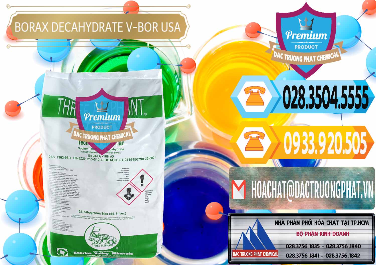 Nhà nhập khẩu ( bán ) Borax Decahydrate NA2B4O7.10H2O Mỹ V-Bor Usa - 0032 - Cty chuyên cung cấp _ nhập khẩu hóa chất tại TP.HCM - hoachattayrua.net