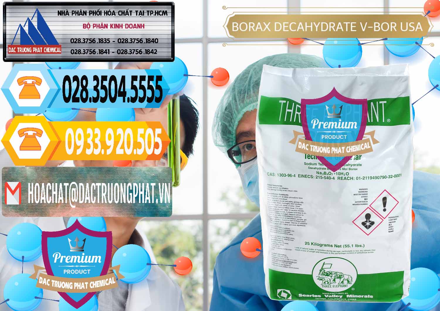 Đơn vị cung cấp _ bán Borax Decahydrate NA2B4O7.10H2O Mỹ V-Bor Usa - 0032 - Cung cấp và phân phối hóa chất tại TP.HCM - hoachattayrua.net