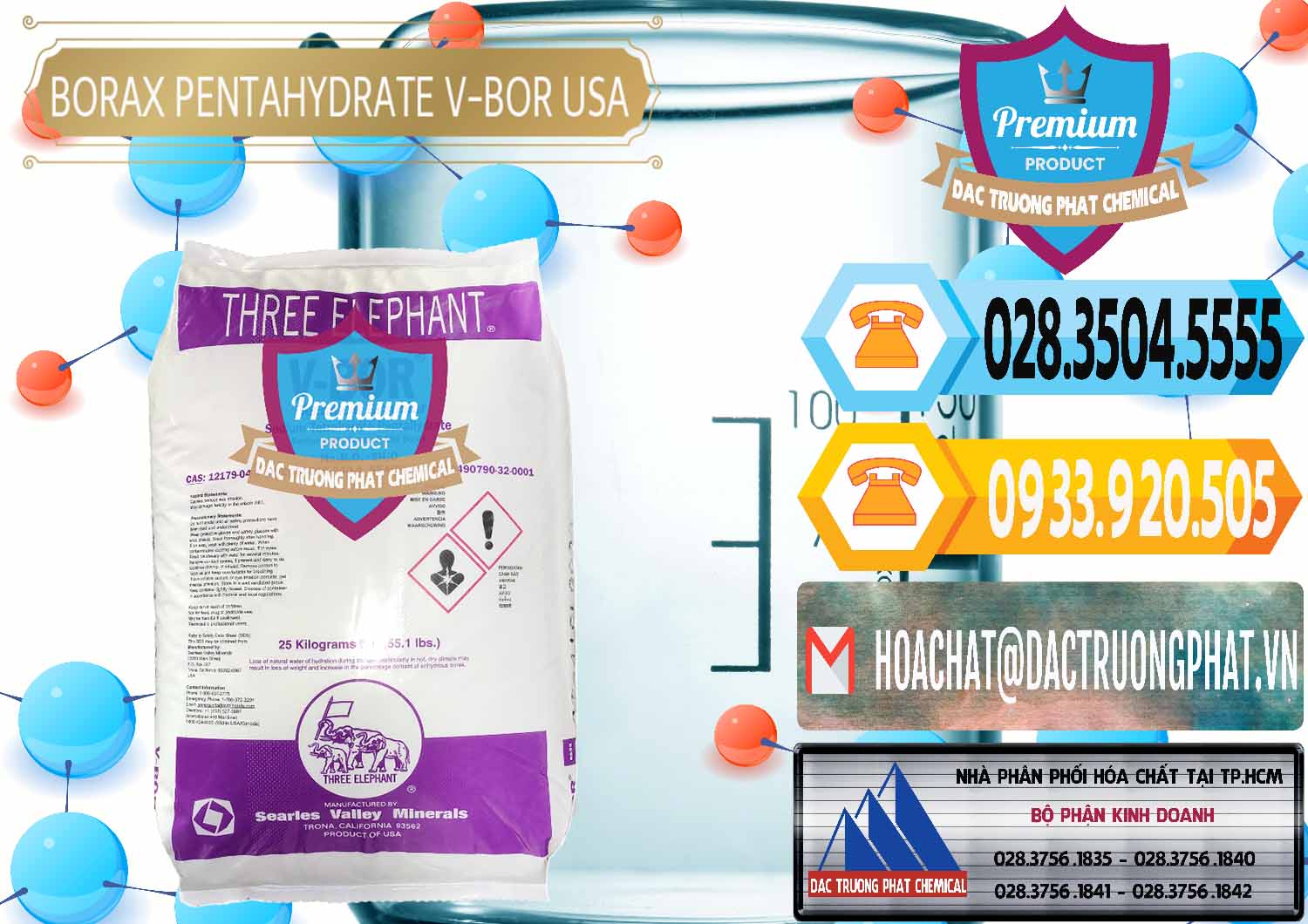 Đơn vị bán và cung cấp Borax Pentahydrate NA2B4O7.5H2O Mỹ V-Bor Usa - 0035 - Đơn vị cung cấp và kinh doanh hóa chất tại TP.HCM - hoachattayrua.net
