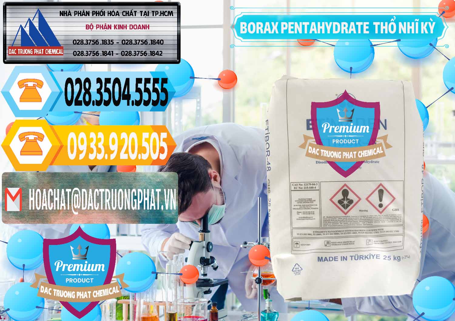 Công ty nhập khẩu & bán Borax Pentahydrate Thổ Nhĩ Kỳ Turkey - 0431 - Chuyên cung cấp ( kinh doanh ) hóa chất tại TP.HCM - hoachattayrua.net