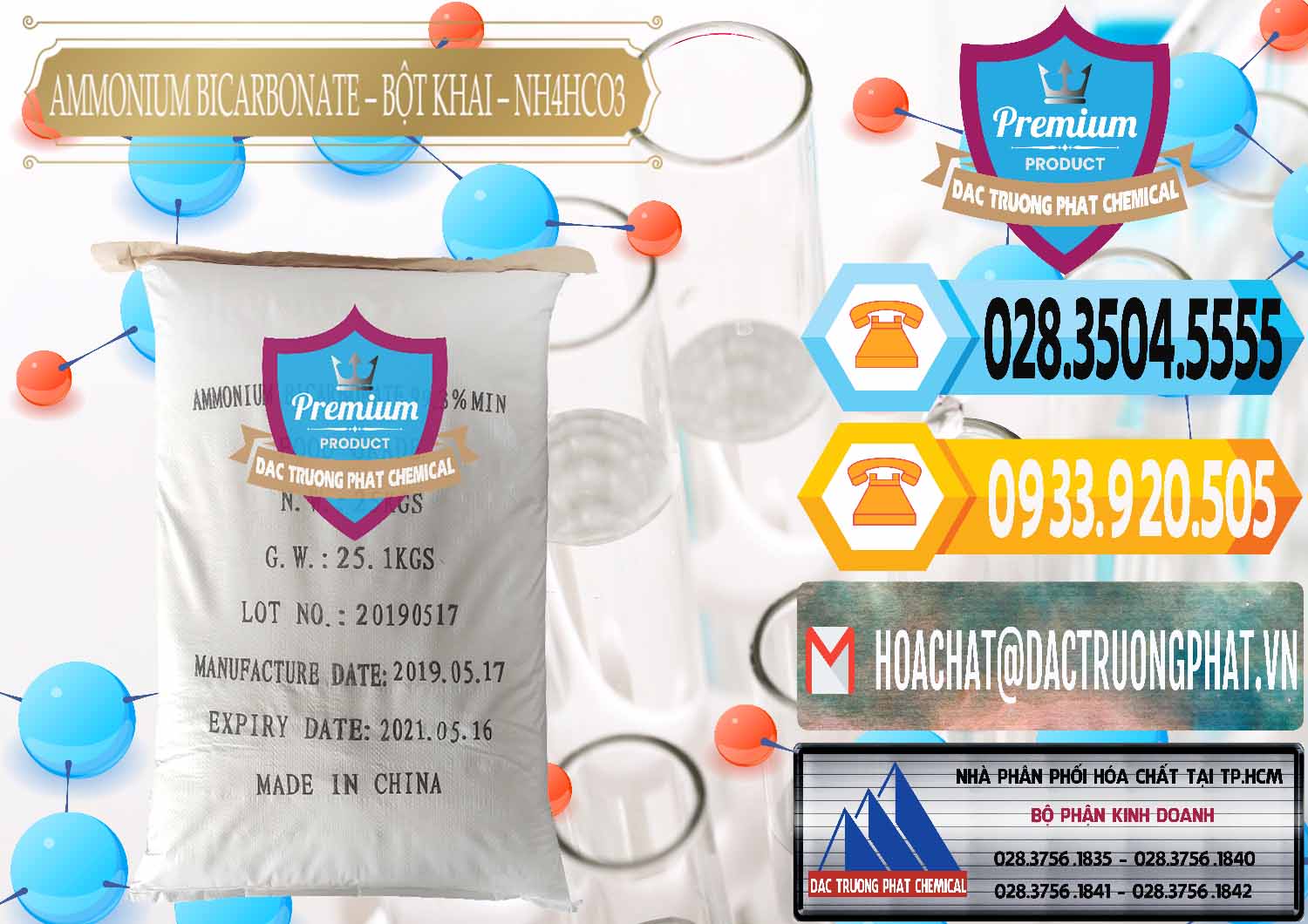Công ty chuyên bán & cung ứng Ammonium Bicarbonate - Bột Khai Food Grade Trung Quốc China - 0018 - Công ty chuyên nhập khẩu và phân phối hóa chất tại TP.HCM - hoachattayrua.net
