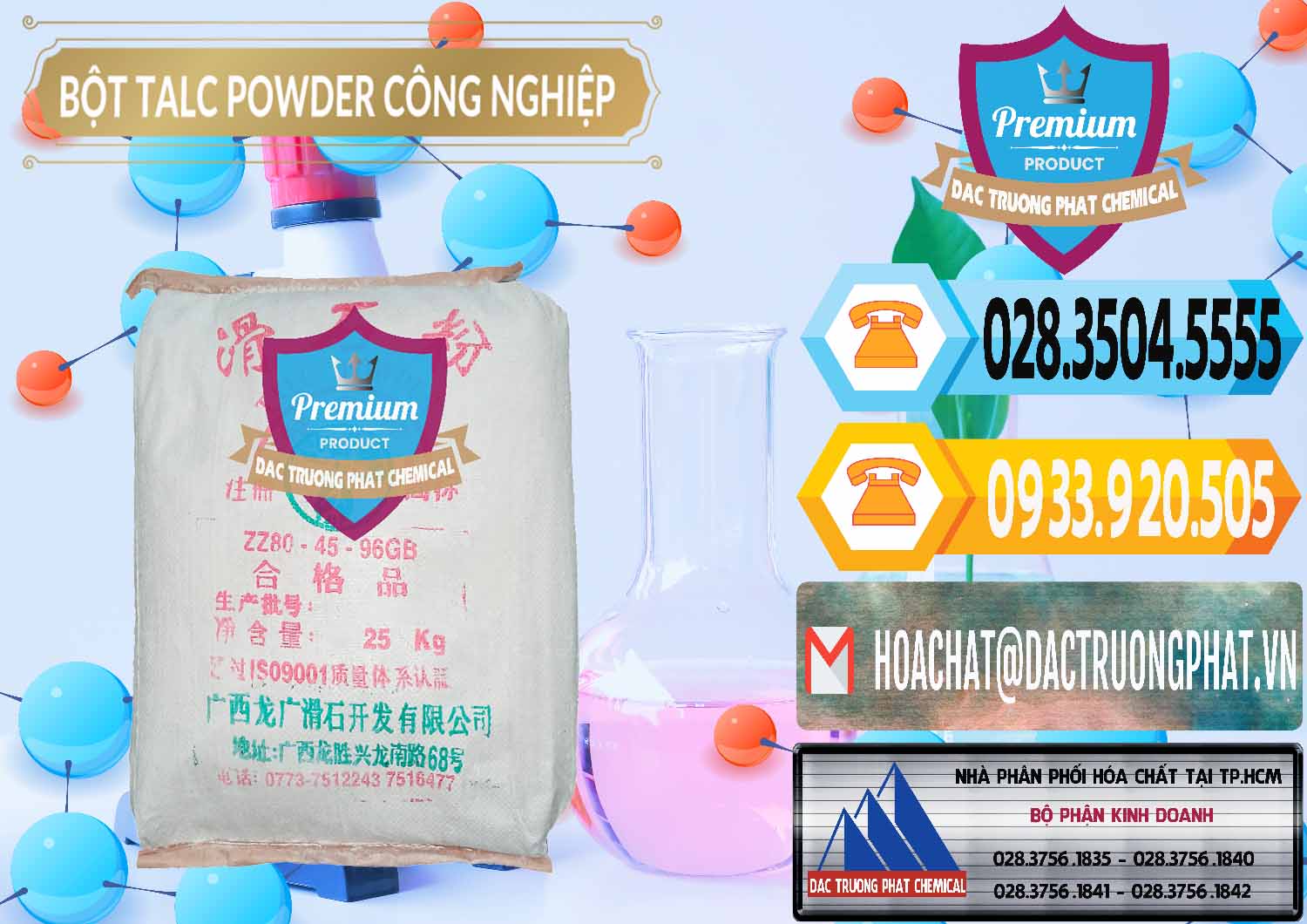 Nơi chuyên phân phối và bán Bột Talc Powder Công Nghiệp Trung Quốc China - 0037 - Cty phân phối _ cung cấp hóa chất tại TP.HCM - hoachattayrua.net