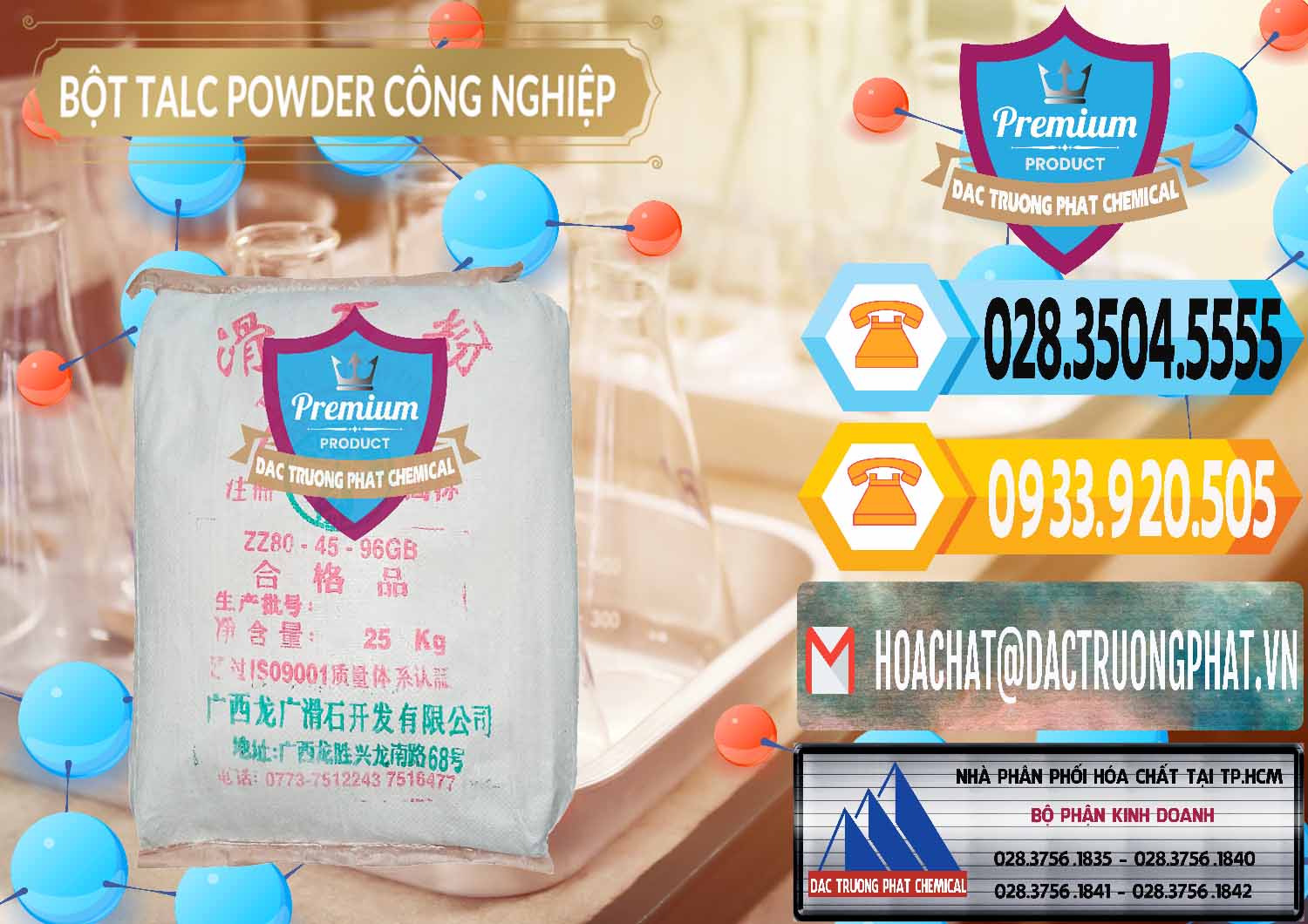 Nơi bán - cung cấp Bột Talc Powder Công Nghiệp Trung Quốc China - 0037 - Công ty chuyên phân phối - bán hóa chất tại TP.HCM - hoachattayrua.net
