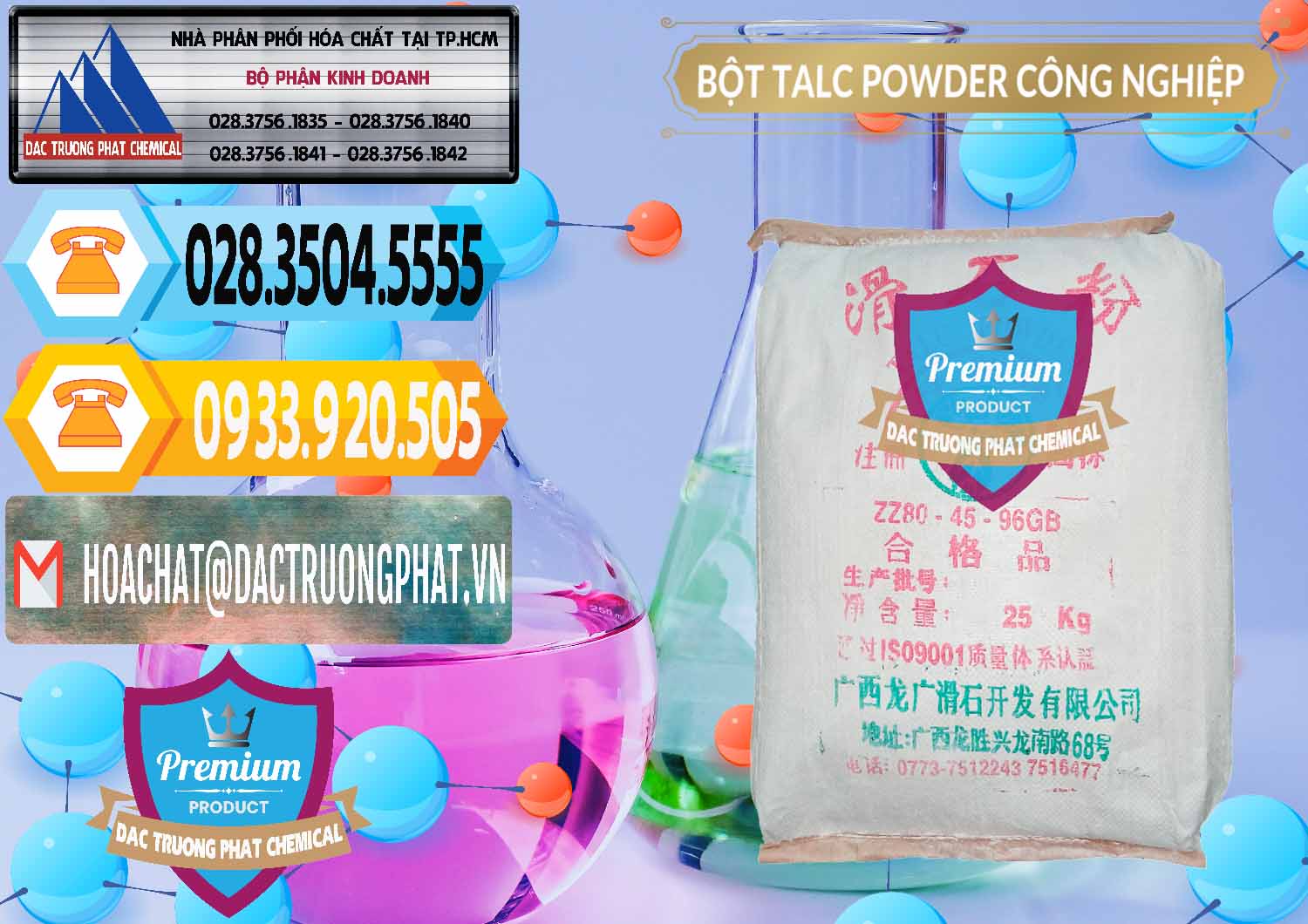 Nhà cung ứng & bán Bột Talc Powder Công Nghiệp Trung Quốc China - 0037 - Nơi bán ( cung cấp ) hóa chất tại TP.HCM - hoachattayrua.net