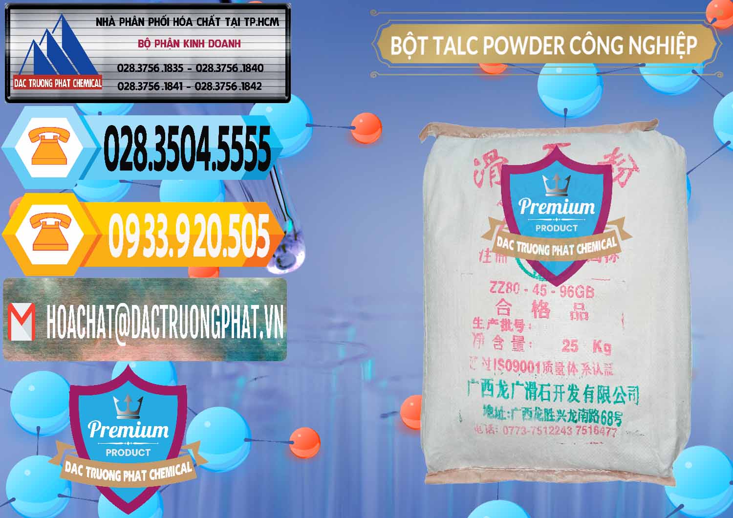 Nhà nhập khẩu ( bán ) Bột Talc Powder Công Nghiệp Trung Quốc China - 0037 - Công ty kinh doanh _ phân phối hóa chất tại TP.HCM - hoachattayrua.net