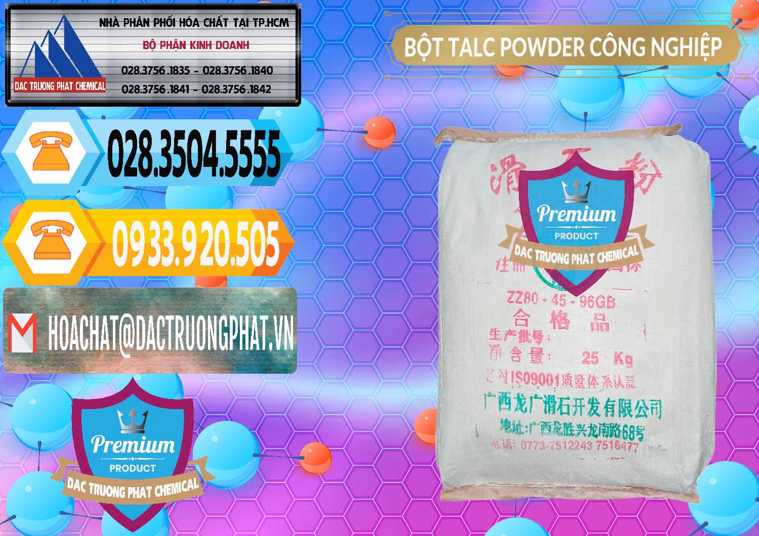 Nơi kinh doanh _ bán Bột Talc Powder Công Nghiệp Trung Quốc China - 0037 - Nơi phân phối _ kinh doanh hóa chất tại TP.HCM - hoachattayrua.net