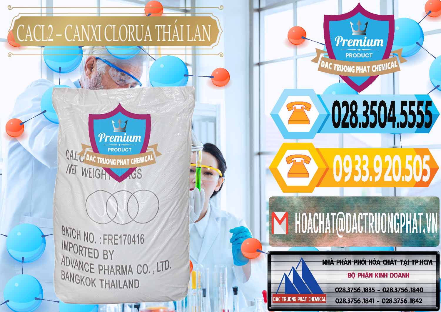 Cty bán - phân phối CaCl2 – Canxi Clorua 96% Thái Lan - 0042 - Đơn vị chuyên phân phối _ nhập khẩu hóa chất tại TP.HCM - hoachattayrua.net
