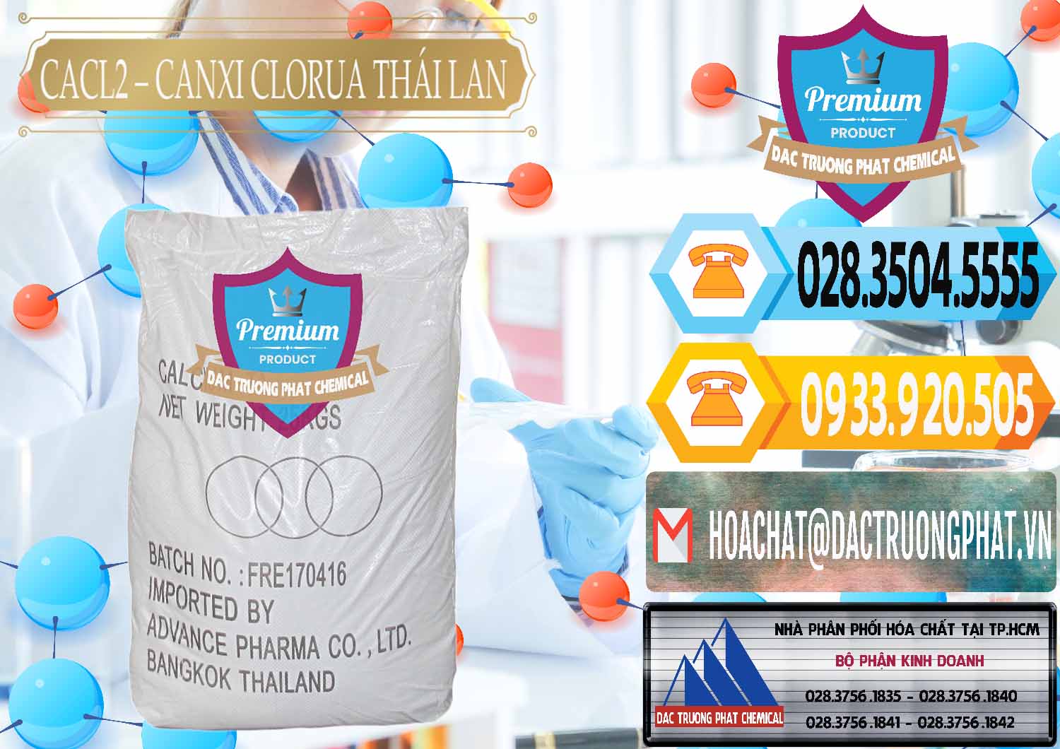 Nơi chuyên cung ứng _ bán CaCl2 – Canxi Clorua 96% Thái Lan - 0042 - Cty chuyên phân phối - kinh doanh hóa chất tại TP.HCM - hoachattayrua.net