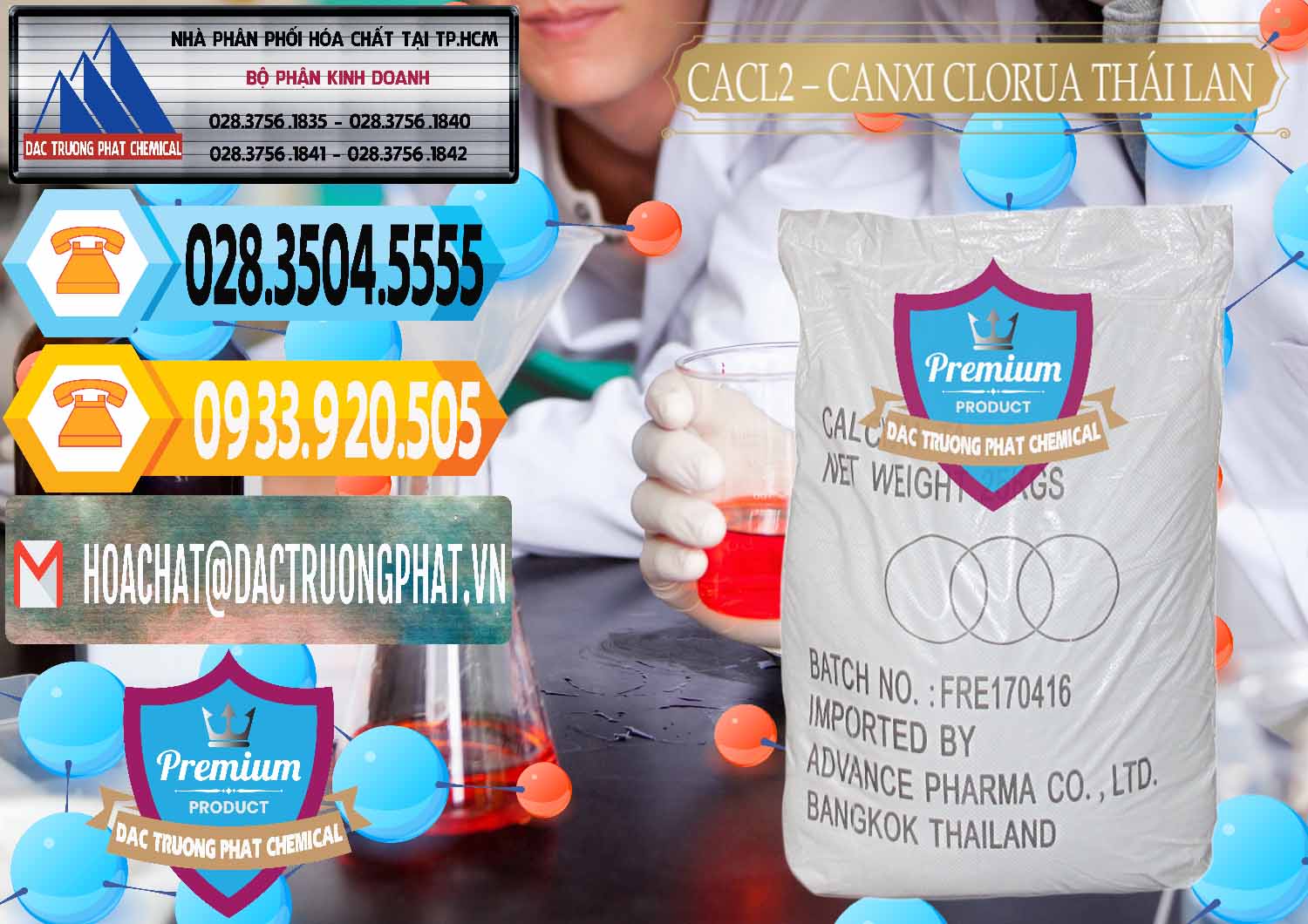 Nhà cung cấp ( bán ) CaCl2 – Canxi Clorua 96% Thái Lan - 0042 - Nhà cung cấp & kinh doanh hóa chất tại TP.HCM - hoachattayrua.net