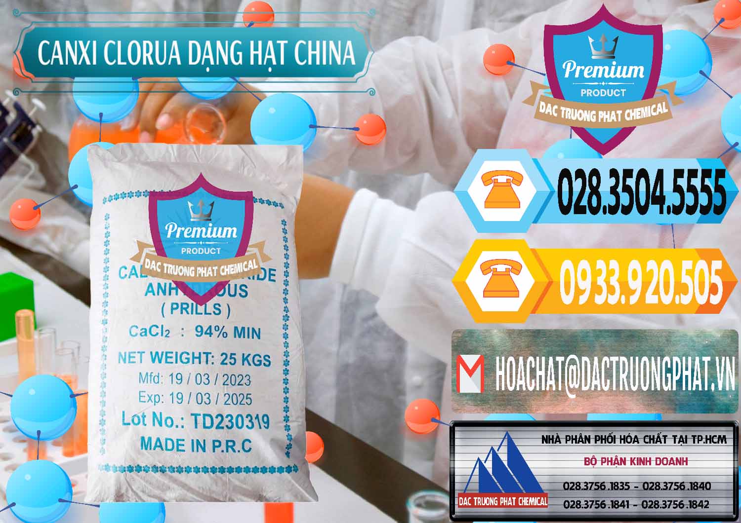 Nơi bán và cung ứng CaCl2 – Canxi Clorua 94% Dạng Hạt Trung Quốc China - 0373 - Cty kinh doanh _ phân phối hóa chất tại TP.HCM - hoachattayrua.net