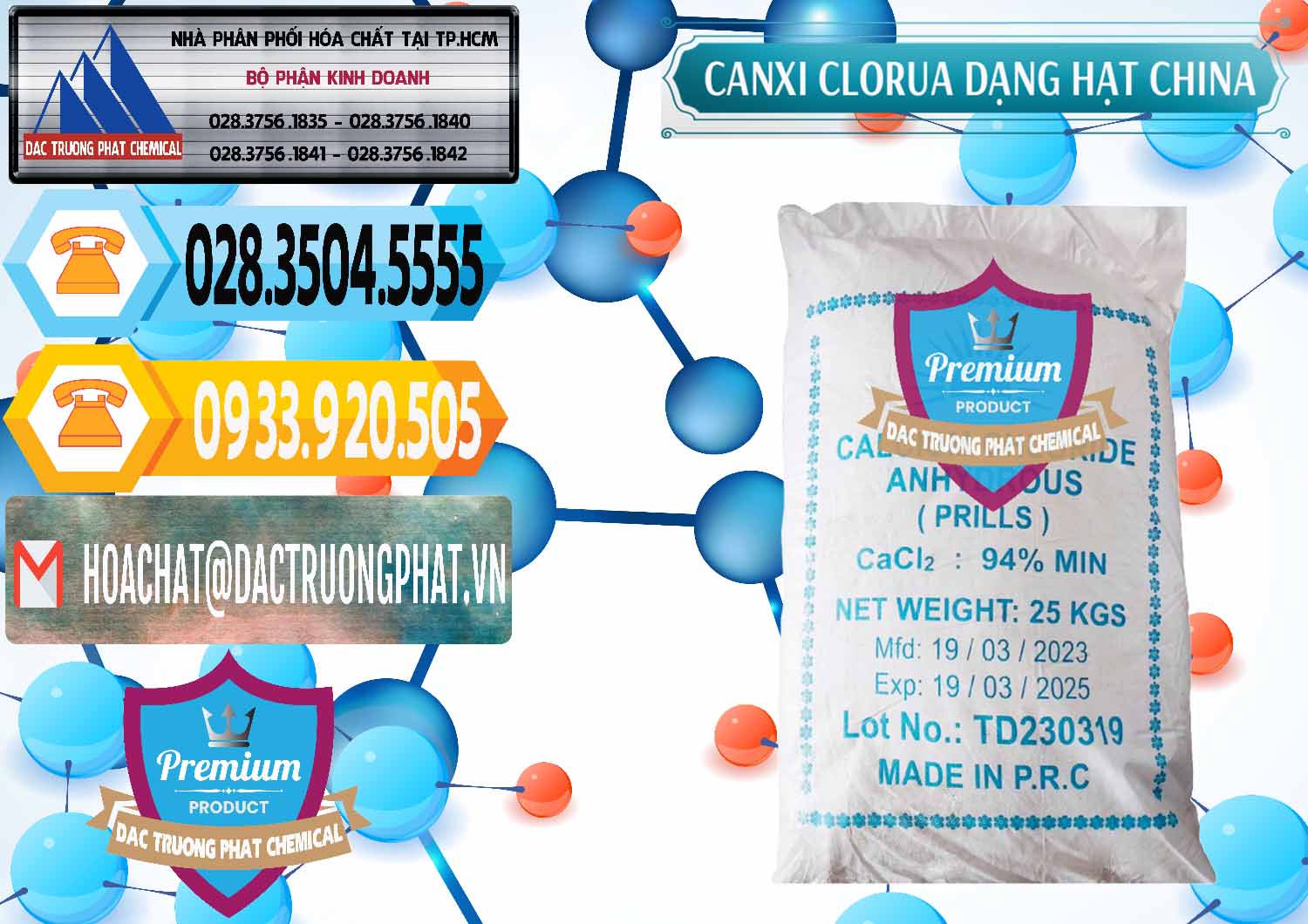 Đơn vị chuyên cung cấp & bán CaCl2 – Canxi Clorua 94% Dạng Hạt Trung Quốc China - 0373 - Công ty bán và phân phối hóa chất tại TP.HCM - hoachattayrua.net