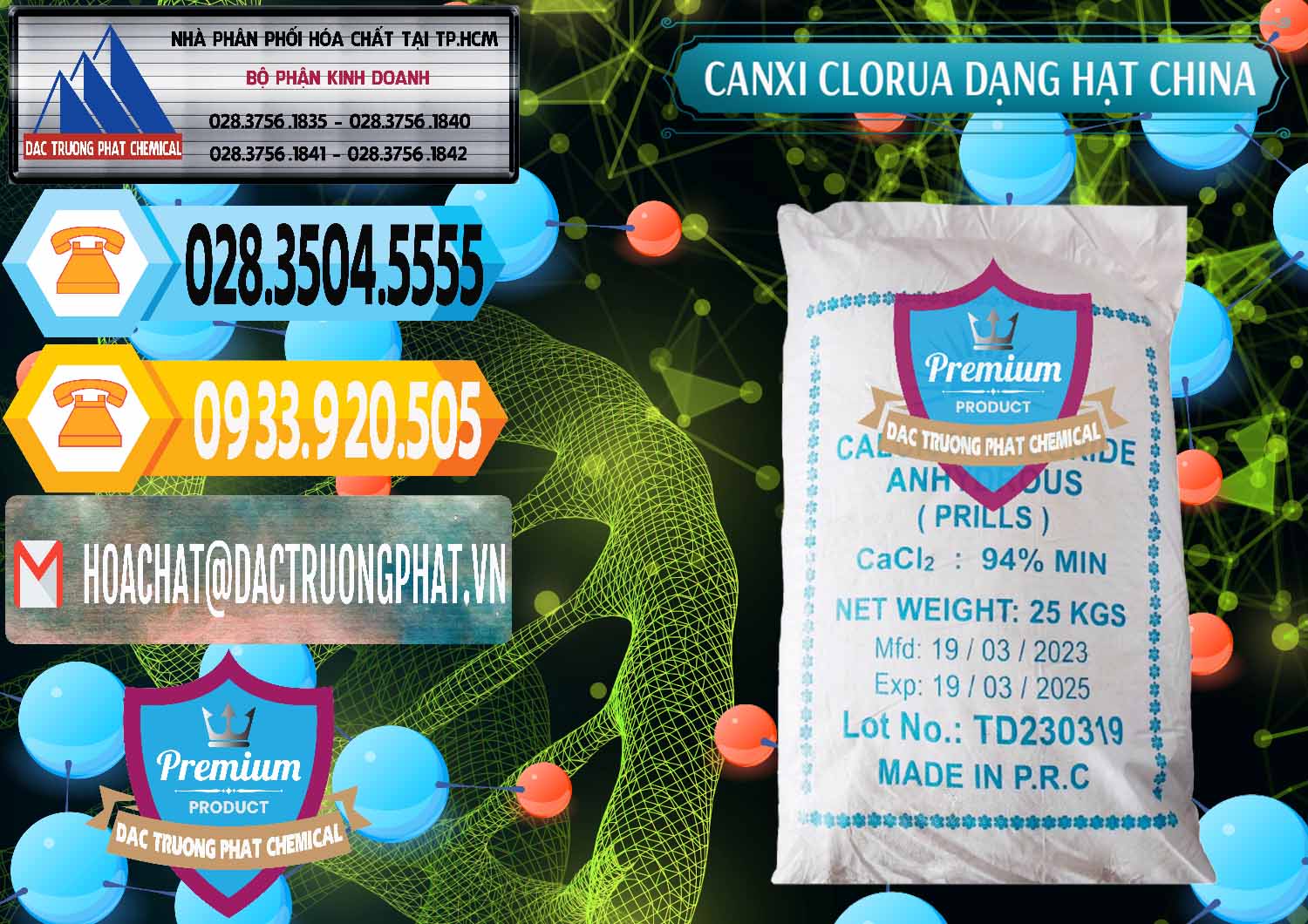 Công ty chuyên bán & cung ứng CaCl2 – Canxi Clorua 94% Dạng Hạt Trung Quốc China - 0373 - Công ty cung cấp và phân phối hóa chất tại TP.HCM - hoachattayrua.net