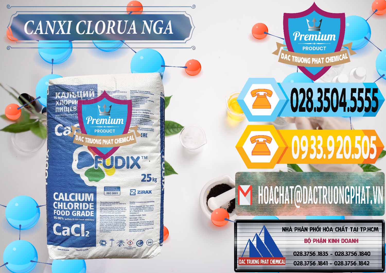 Cty bán _ cung cấp CaCl2 – Canxi Clorua Nga Russia - 0430 - Chuyên cung cấp & phân phối hóa chất tại TP.HCM - hoachattayrua.net