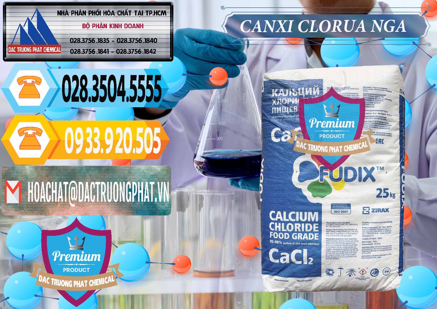 Công ty nhập khẩu _ bán CaCl2 – Canxi Clorua Nga Russia - 0430 - Cung cấp và phân phối hóa chất tại TP.HCM - hoachattayrua.net
