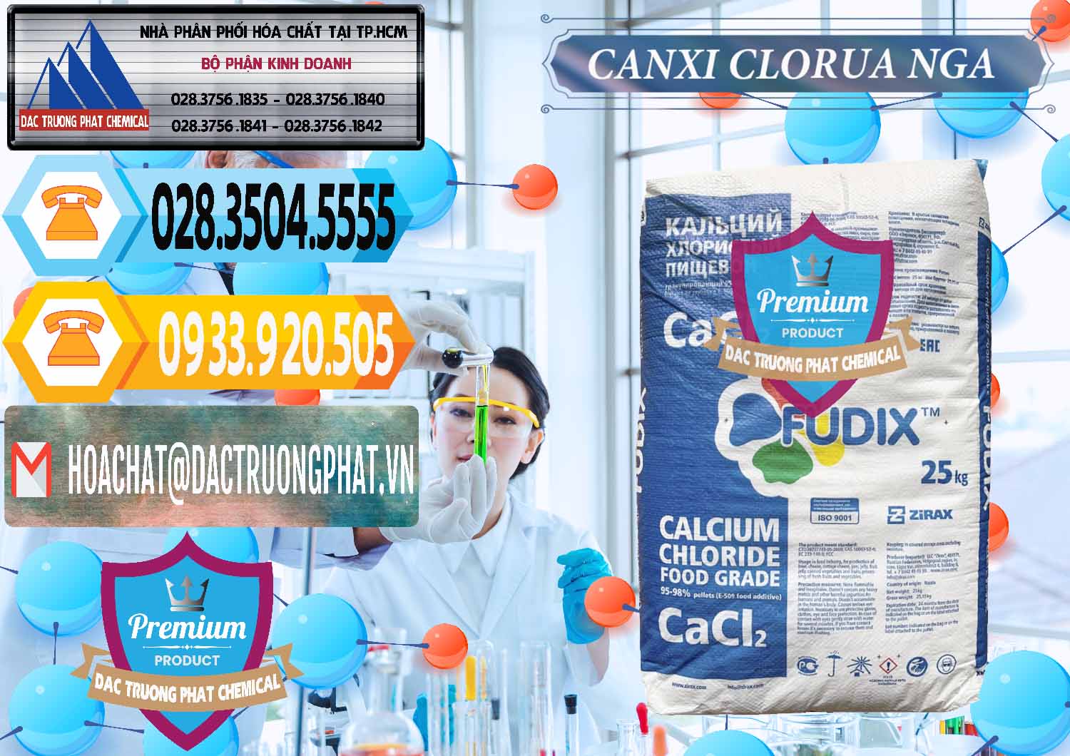 Cung cấp & bán CaCl2 – Canxi Clorua Nga Russia - 0430 - Chuyên nhập khẩu ( cung cấp ) hóa chất tại TP.HCM - hoachattayrua.net